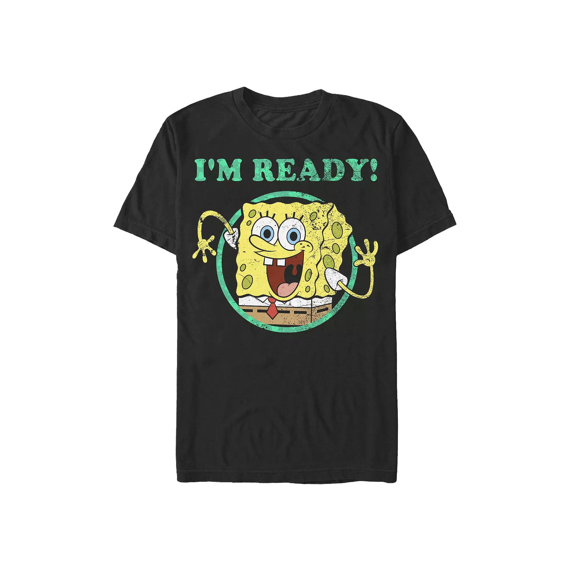 Disney's SpongeBob SquarePants I'm Ready! Men's Graphic Tee,  Product Image
