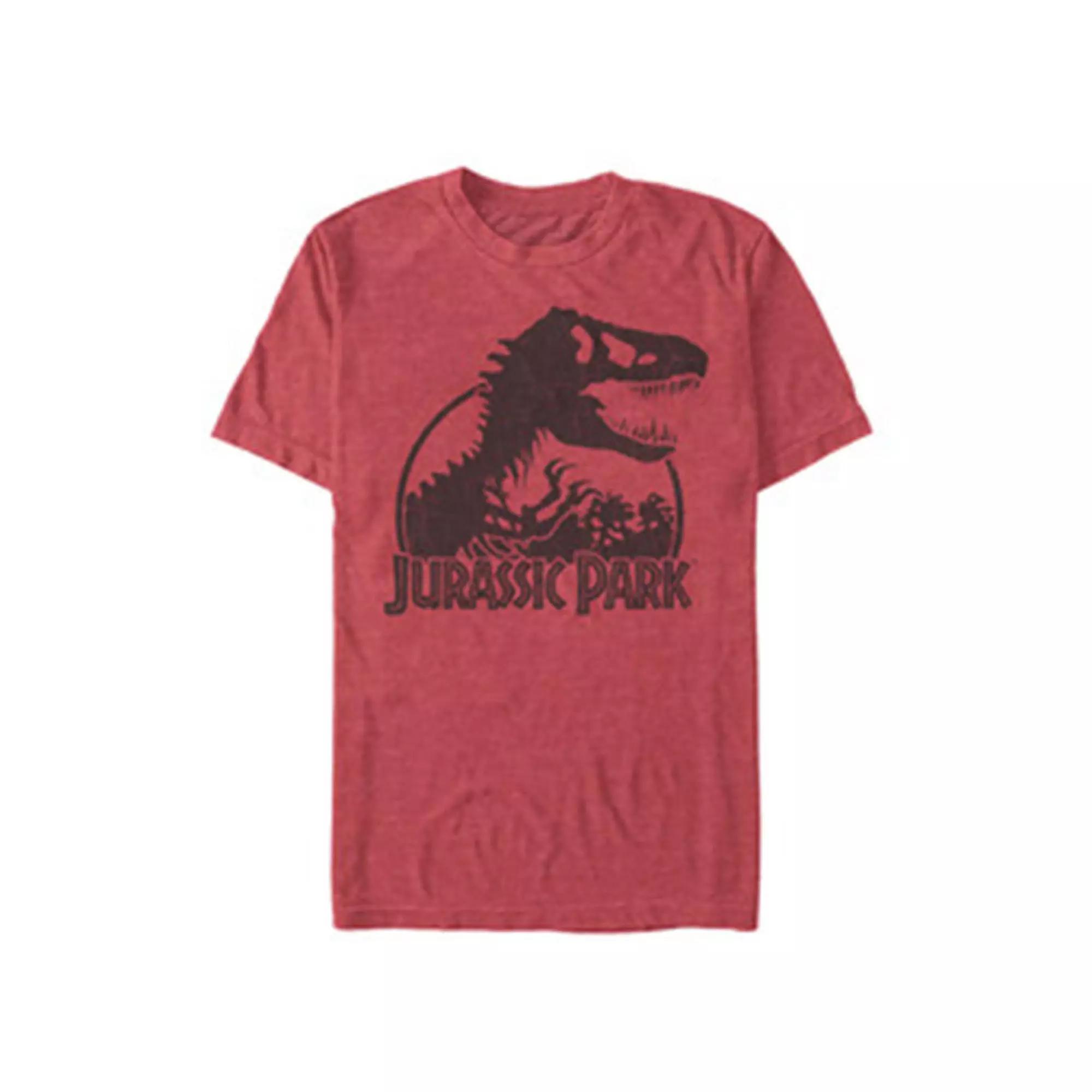 Big & Tall Jurassic Park Classic T- Rex Graphic Tee, Men's, Size: 4XL, Red Grey Product Image