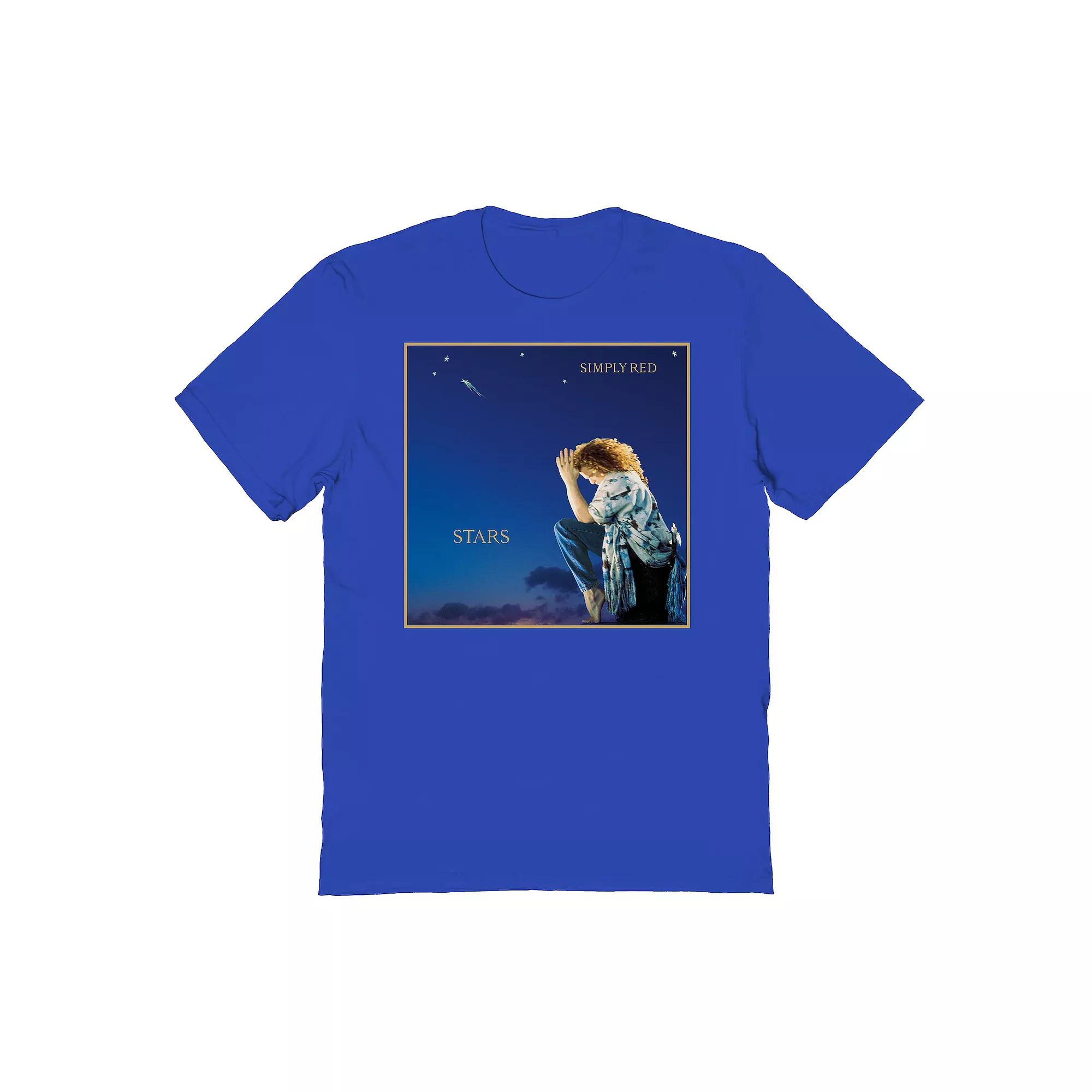 Mens Simply Red Stars Graphic Tee, Men's,  Product Image