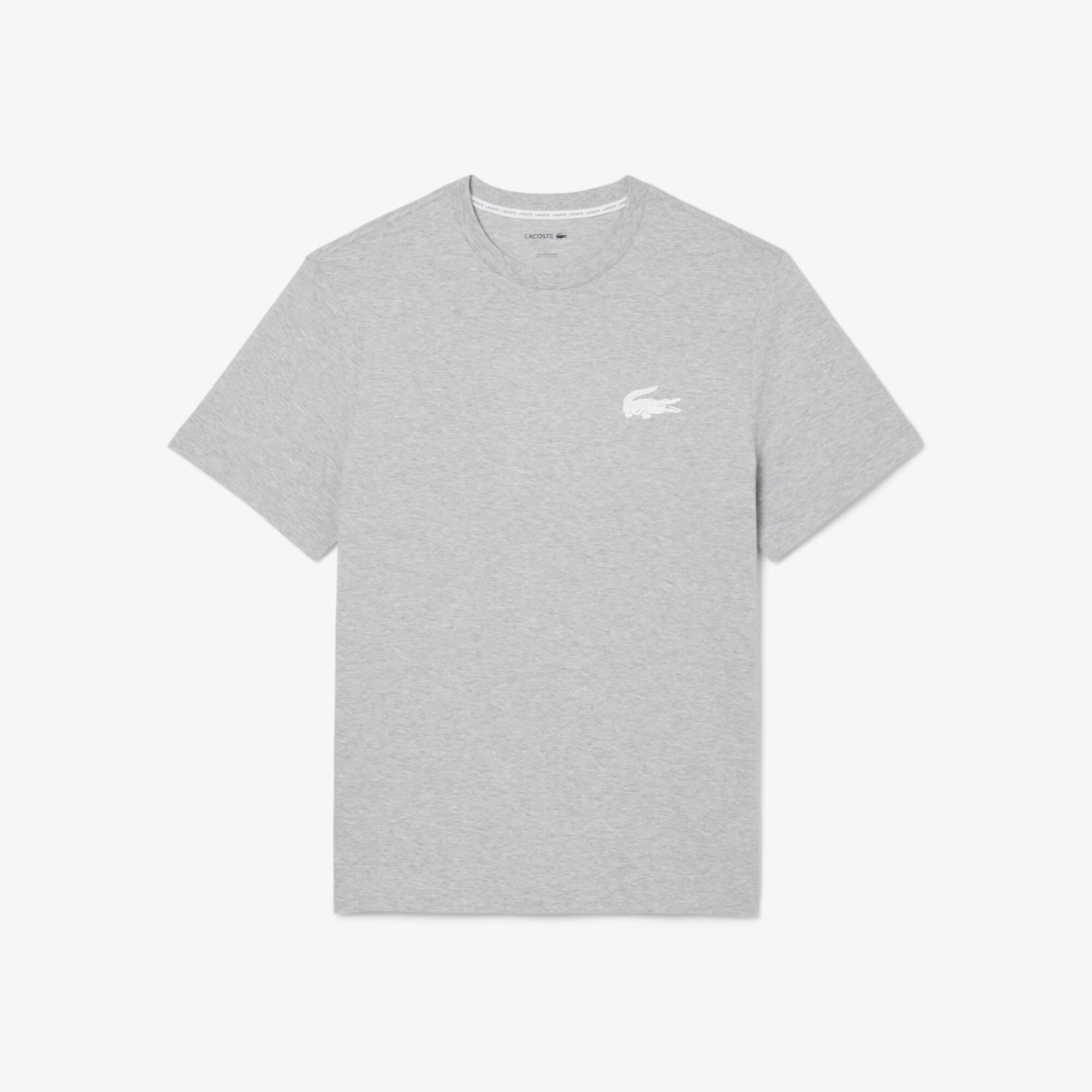 Crocodile Print Cotton Loungewear T-Shirt Product Image