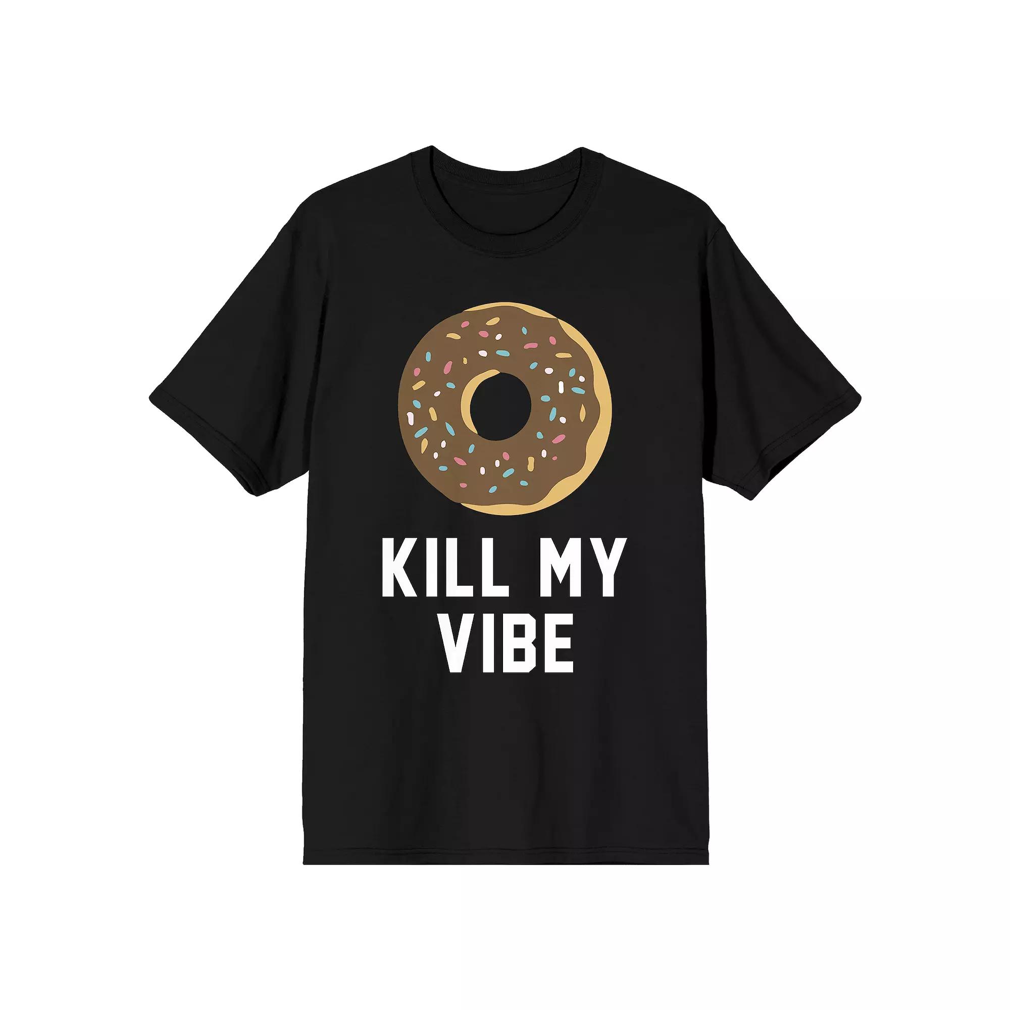 Men's Donut Kill My Vibe Graphic Tee,  Product Image