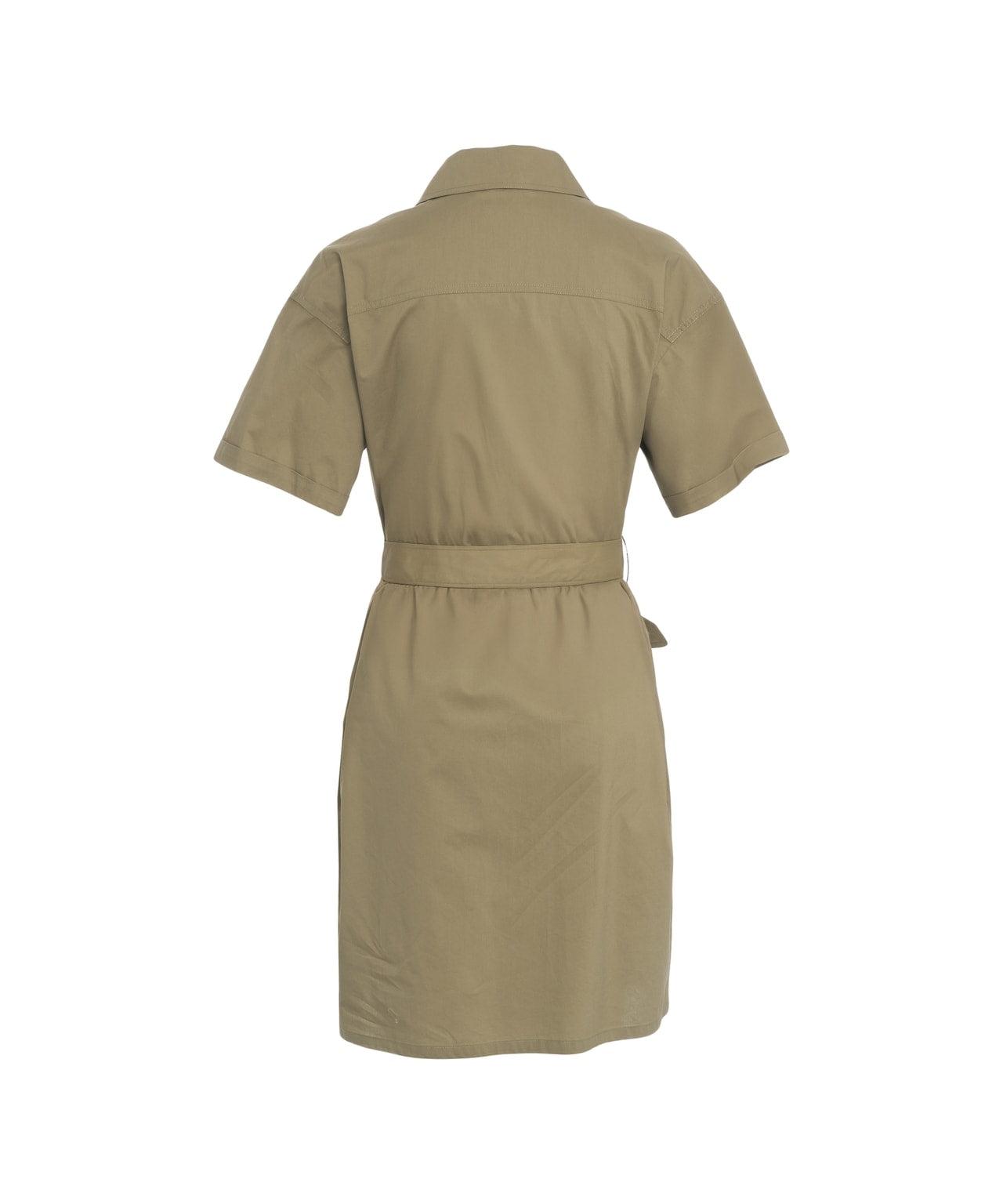 Shirt dress with waist belt Product Image