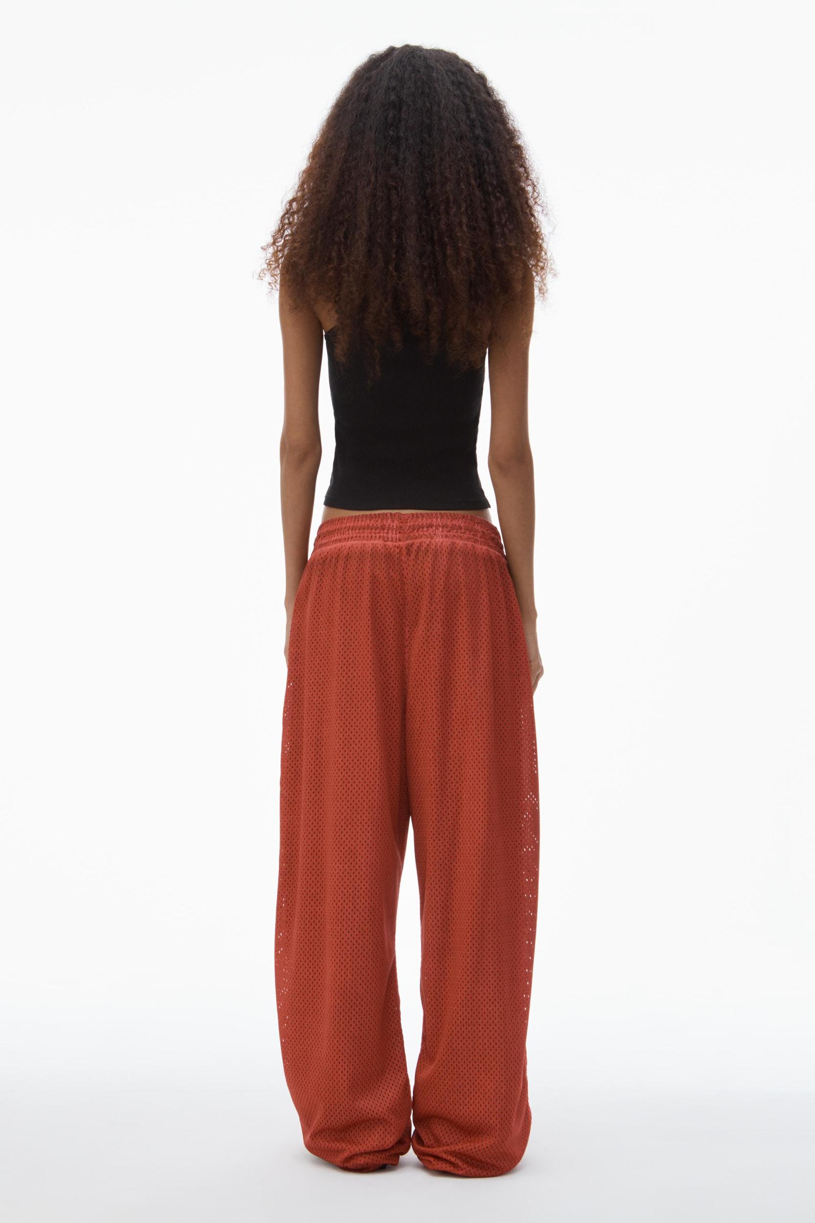 Unisex Track Pant In Perforated Mesh Product Image