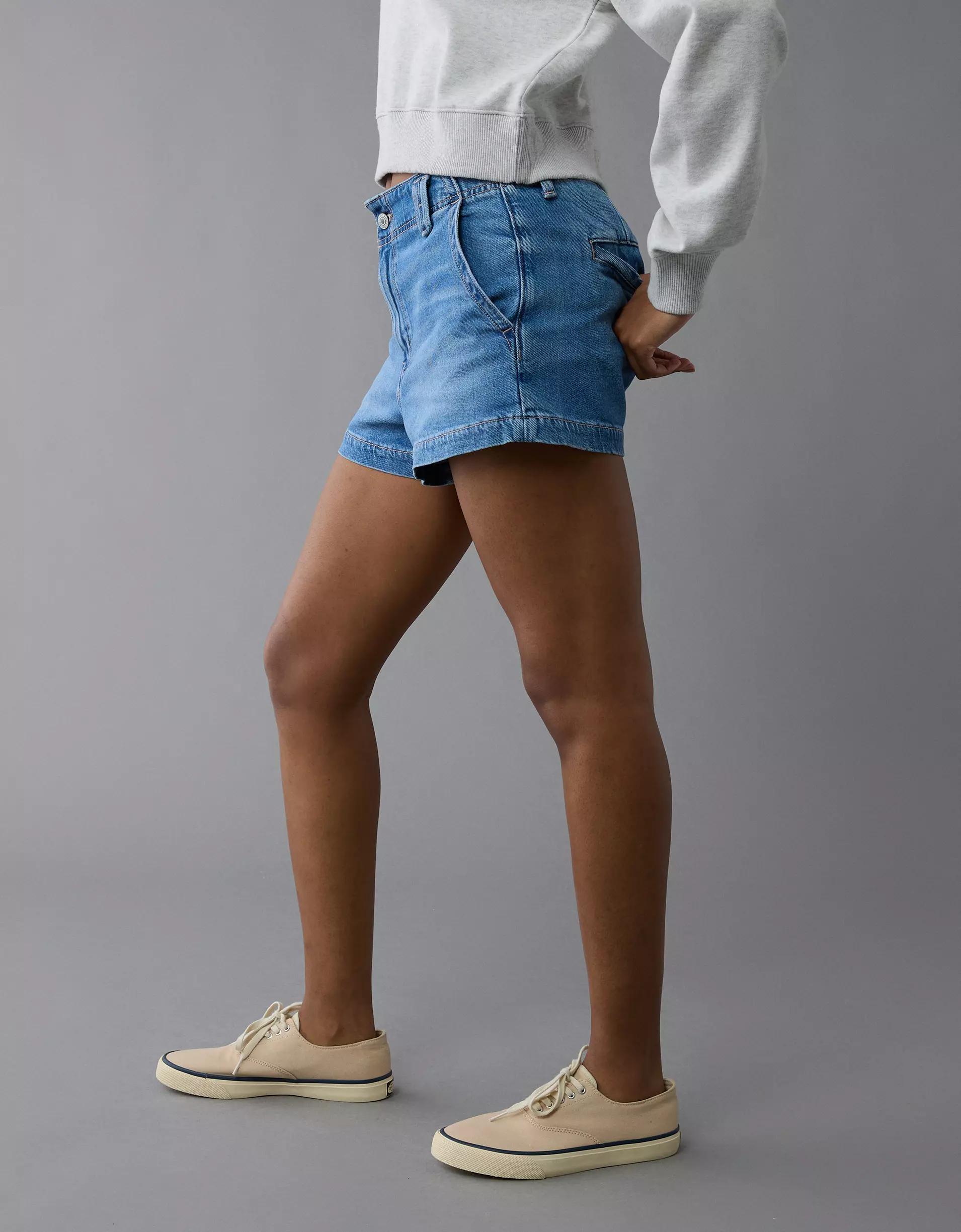 AE Stretch Denim Mom Short Product Image