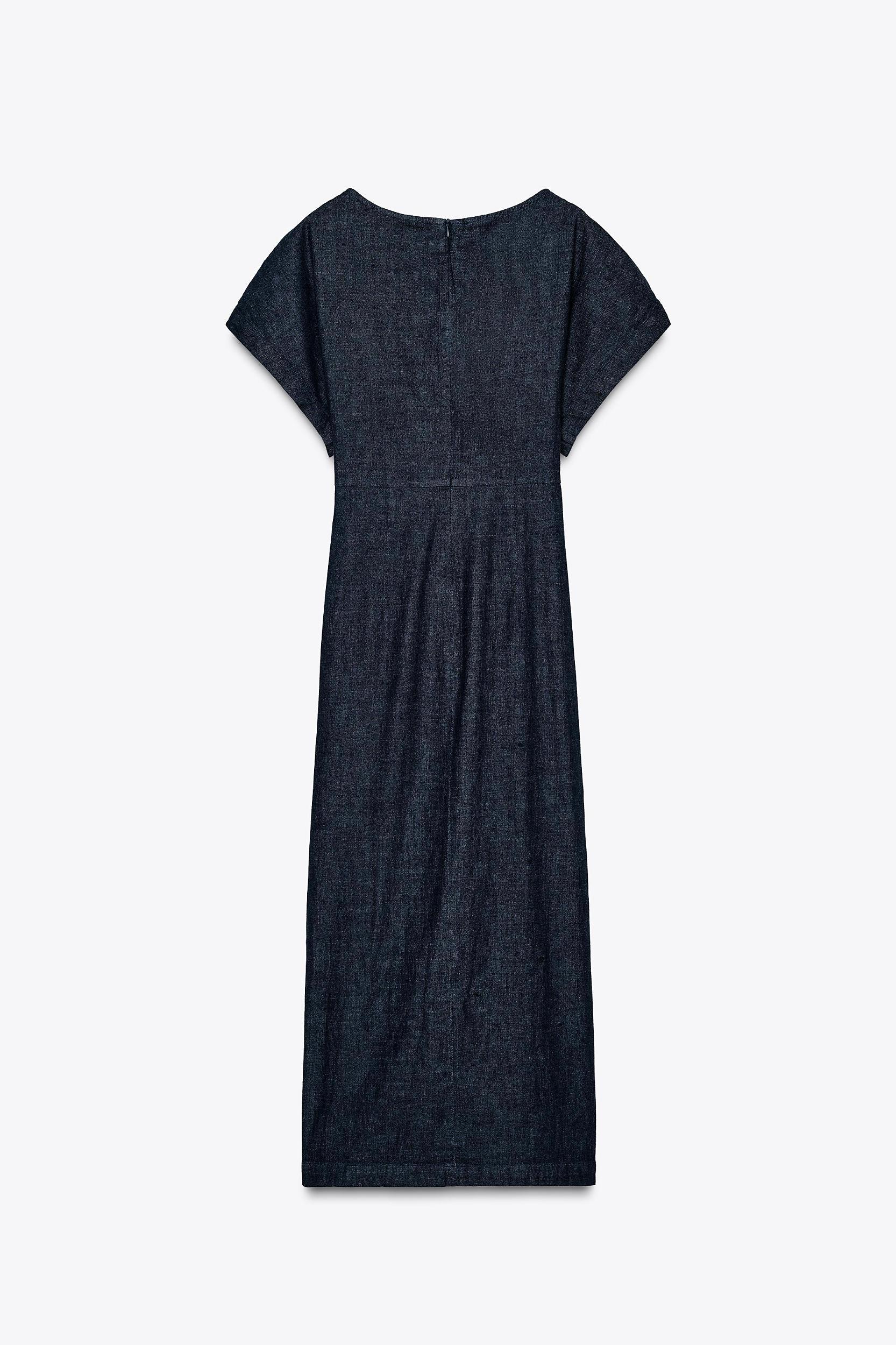 DRAPED MIDI DRESS Product Image