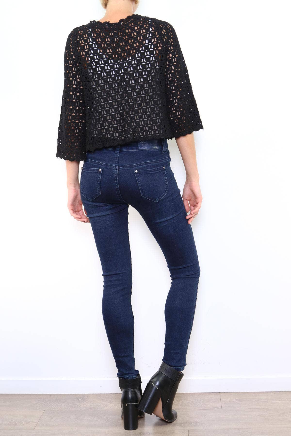 Crochet Knit Bolero Product Image