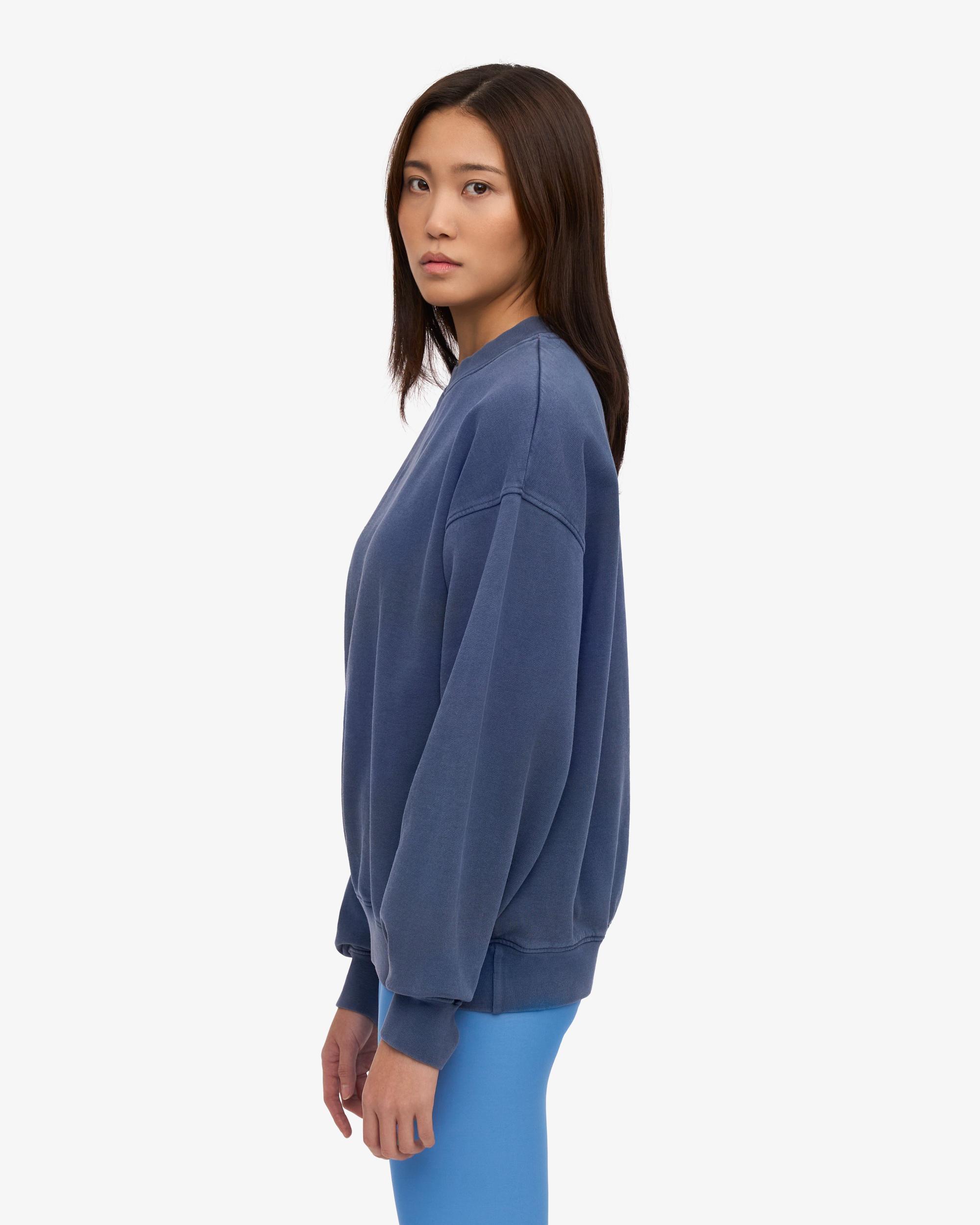 Organic Oversized Crew - Neptune Blue Product Image