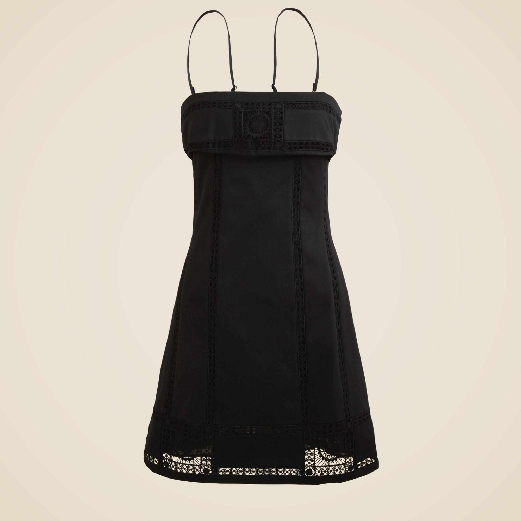 Crochet-panel mini dress Product Image