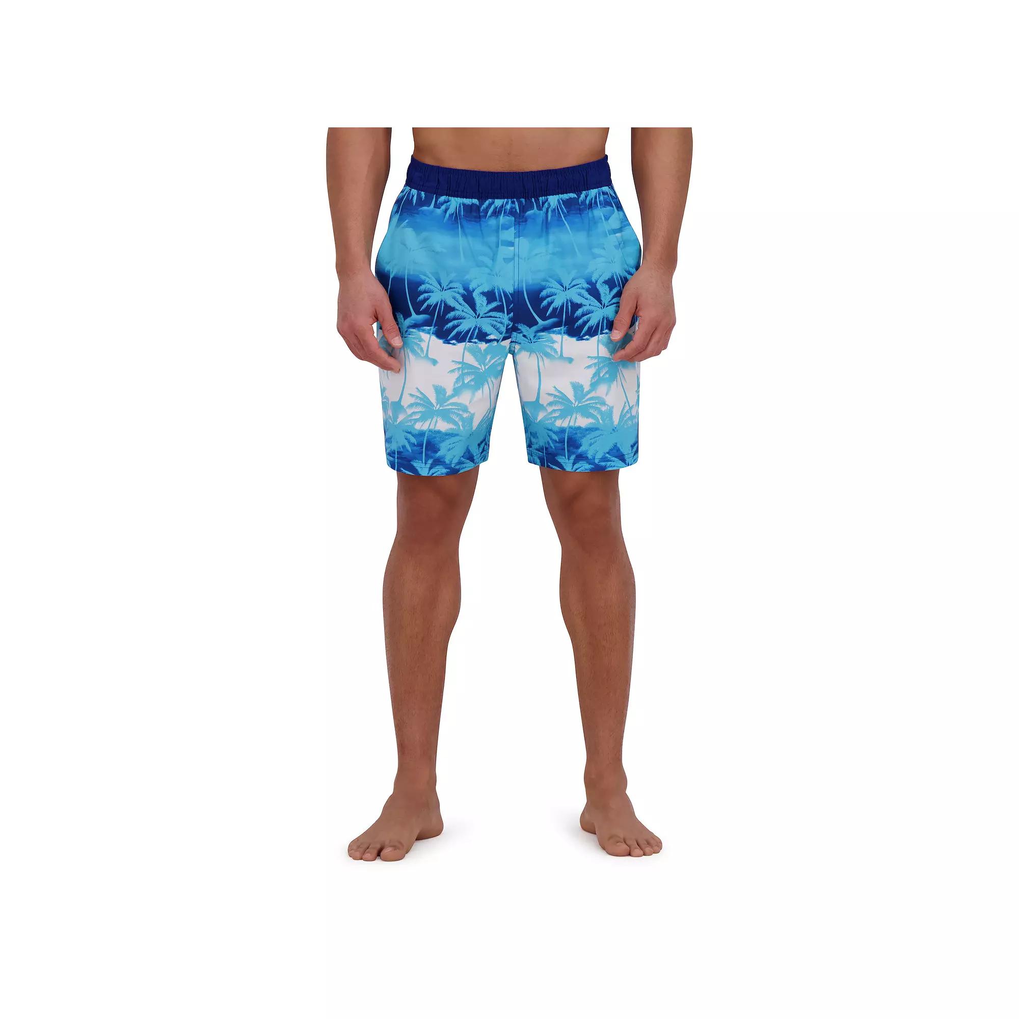 Men's ZeroXposur 7" Swim Trunks, Size: Small, Blue Miami Product Image