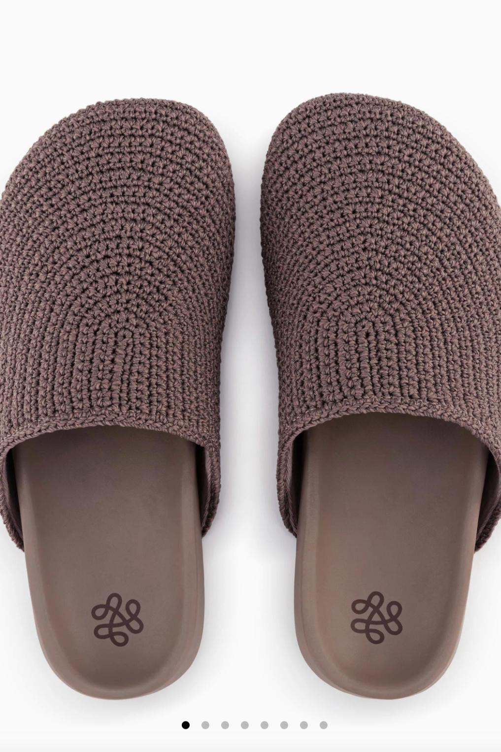 Bolinas Crocheted Clogs - Mushroom Product Image