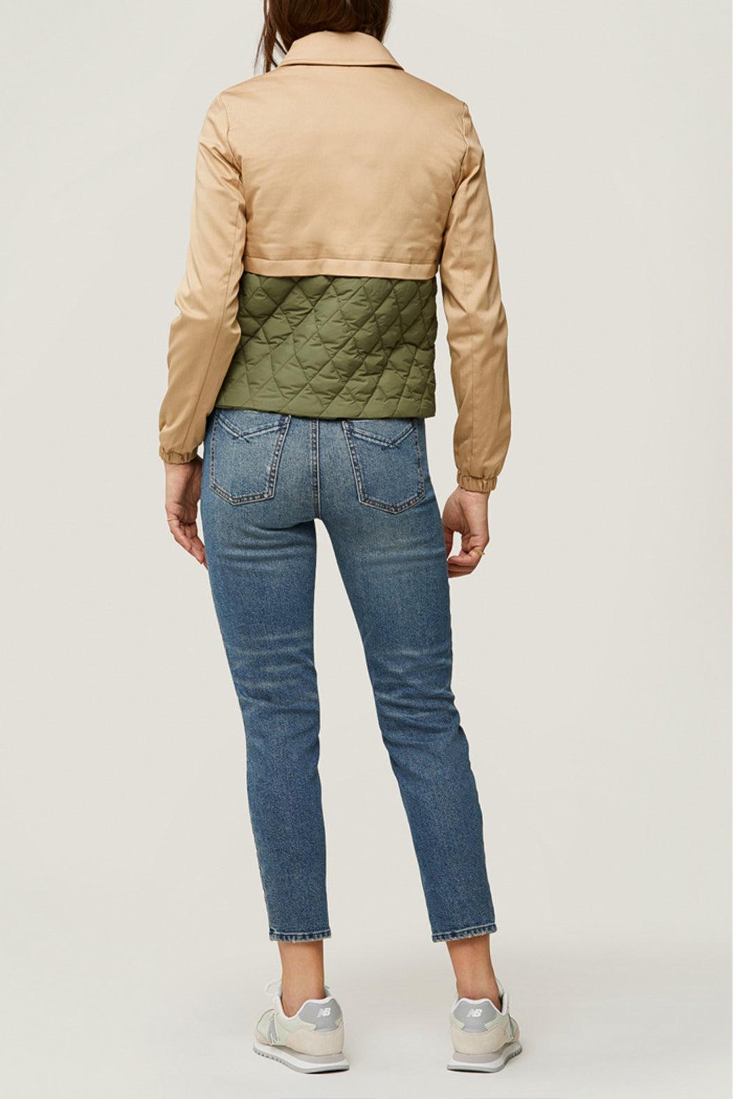 Mixed Media Water-Repellent Jacket Product Image