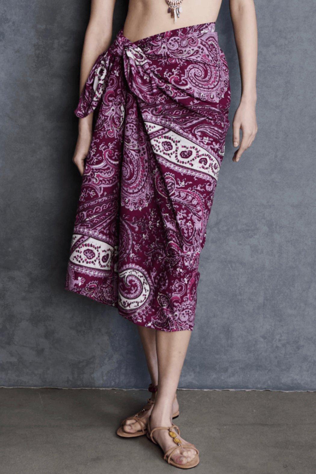 Paisley-Printed Sarong Product Image