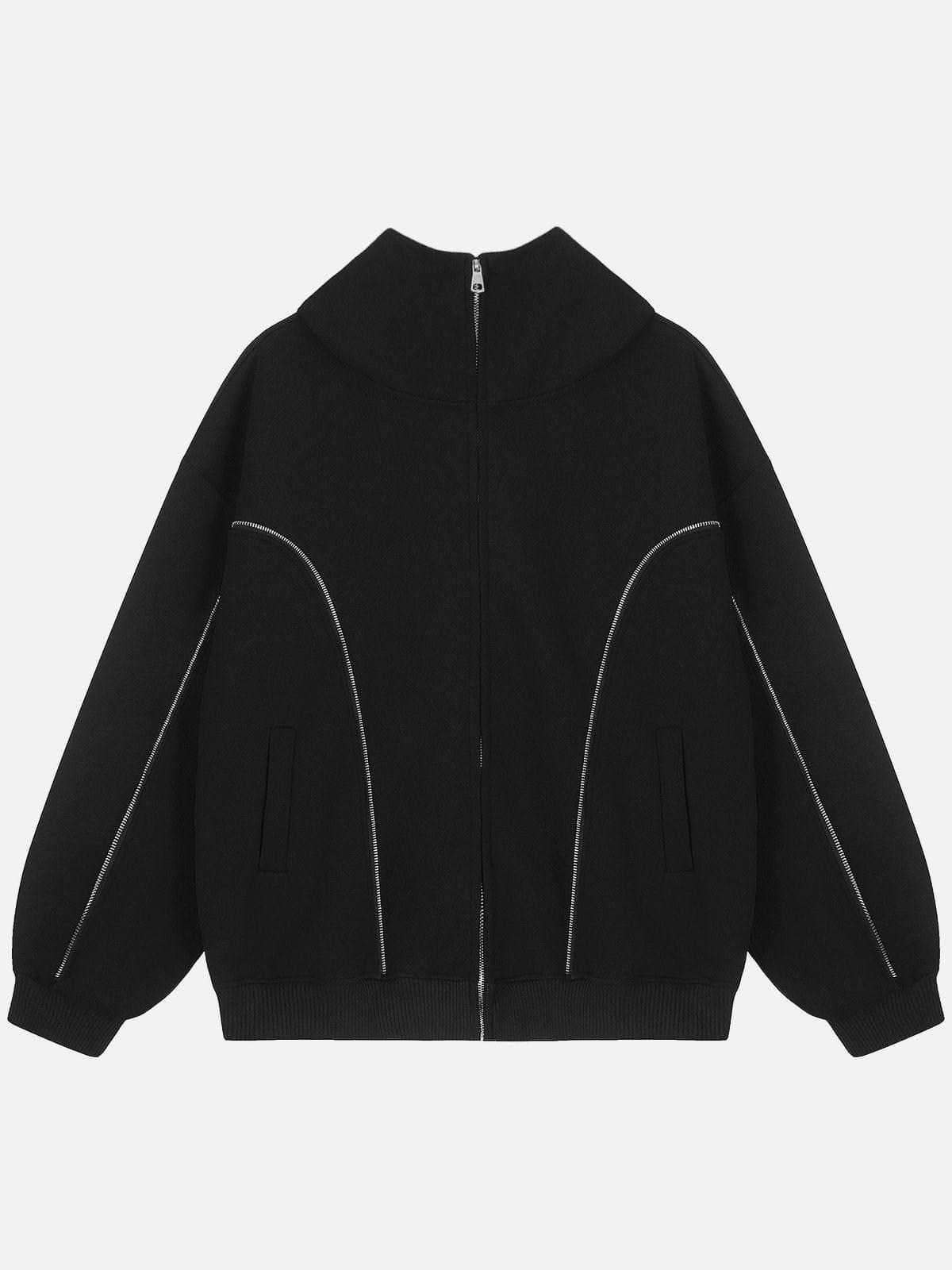 Aelfric Eden Zip Up Decoration Hoodie Product Image