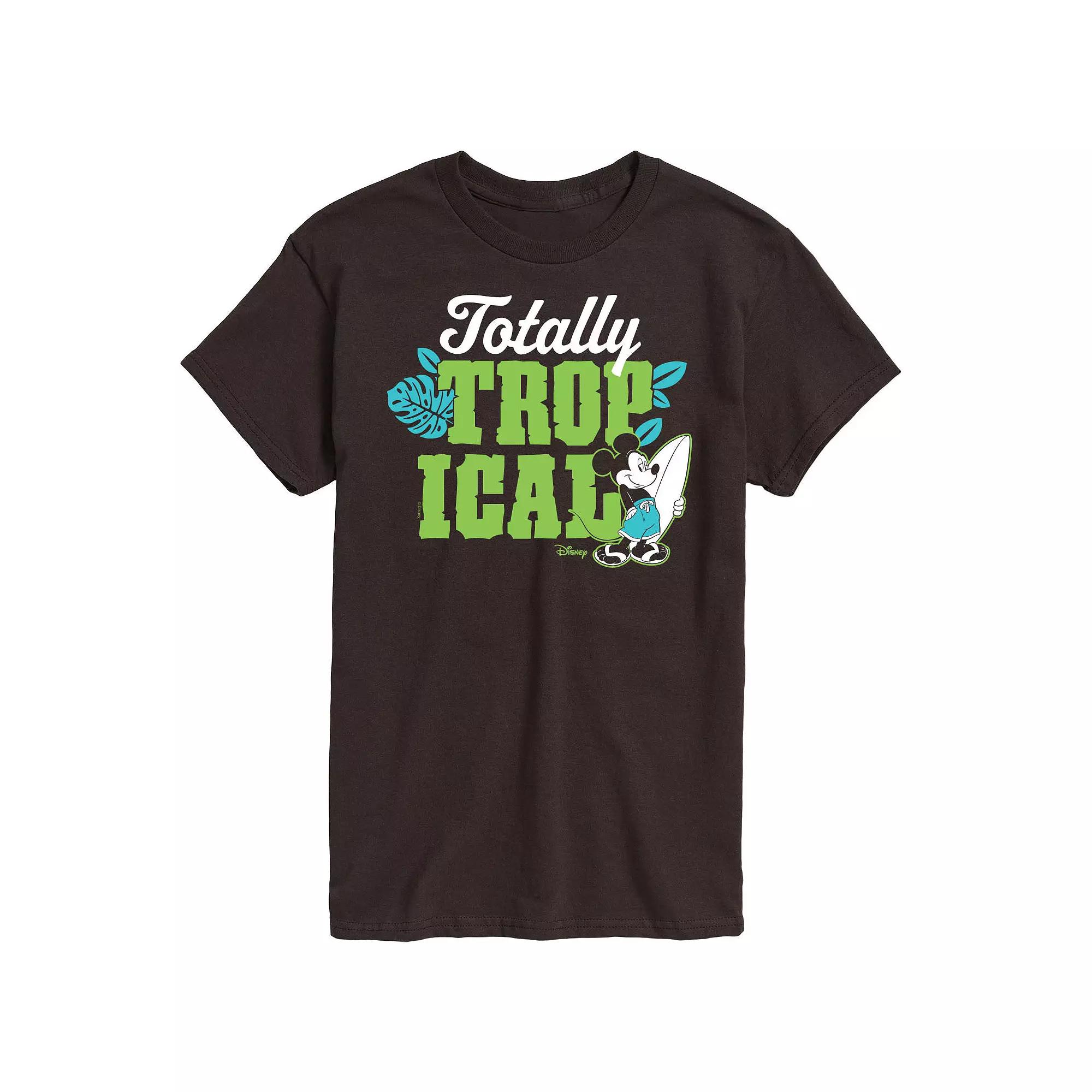 Disney's Mickey Mouse Men's Totally Tropical Graphic Tee,  Product Image