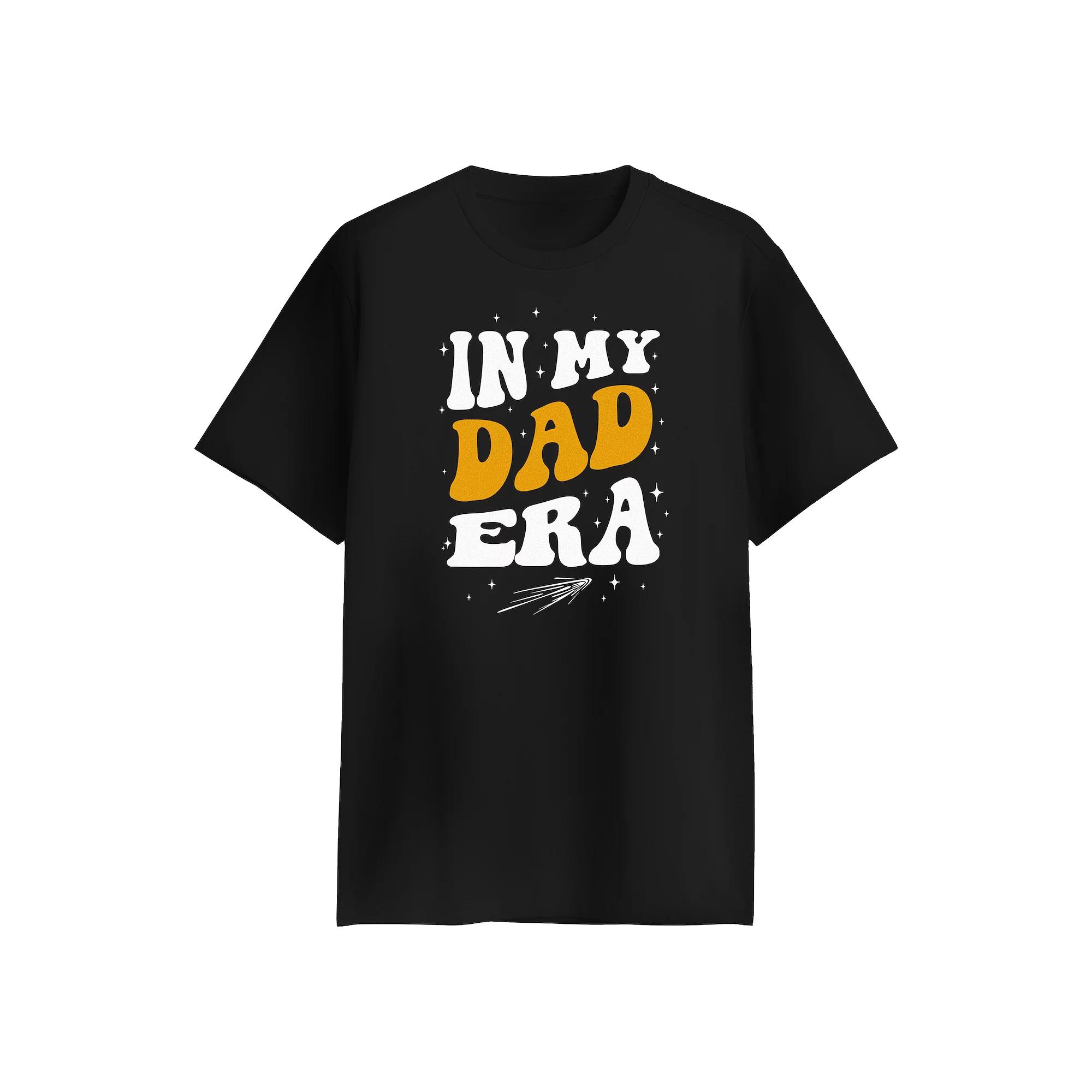 Big & Tall In My Dad Era Graphic Tee, Men's, Size: Large Tall, Black Product Image