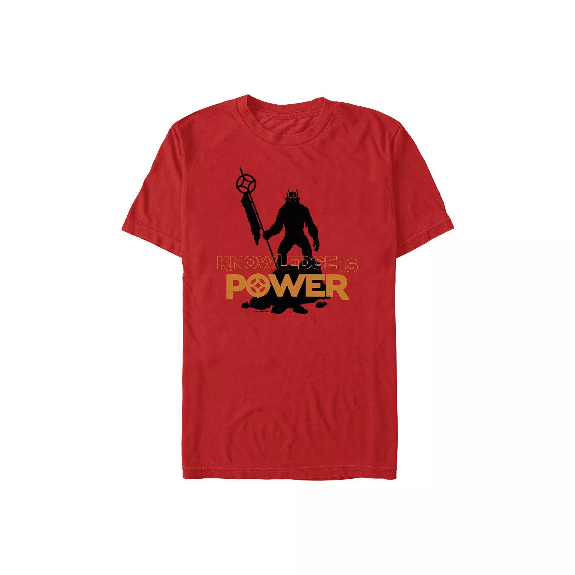 Men's Kingdom Of The Planet Of The Apes Knowledge Is Power Graphic Tee, Size: Small, Red Product Image