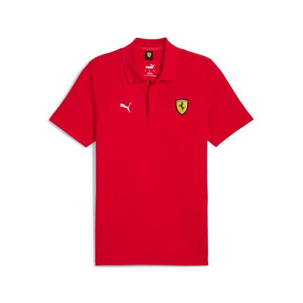 PUMA Scuderia Ferrari Race Men's Graphic Polo Shirt in Red Product Image