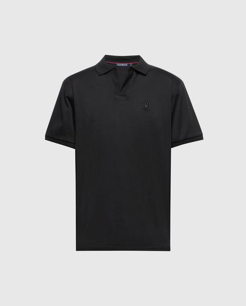 MENS BIG AND TALL BROADWAY PIMA INTERLOCK JOHNNY COLLAR POLO - B9K891D200 Product Image