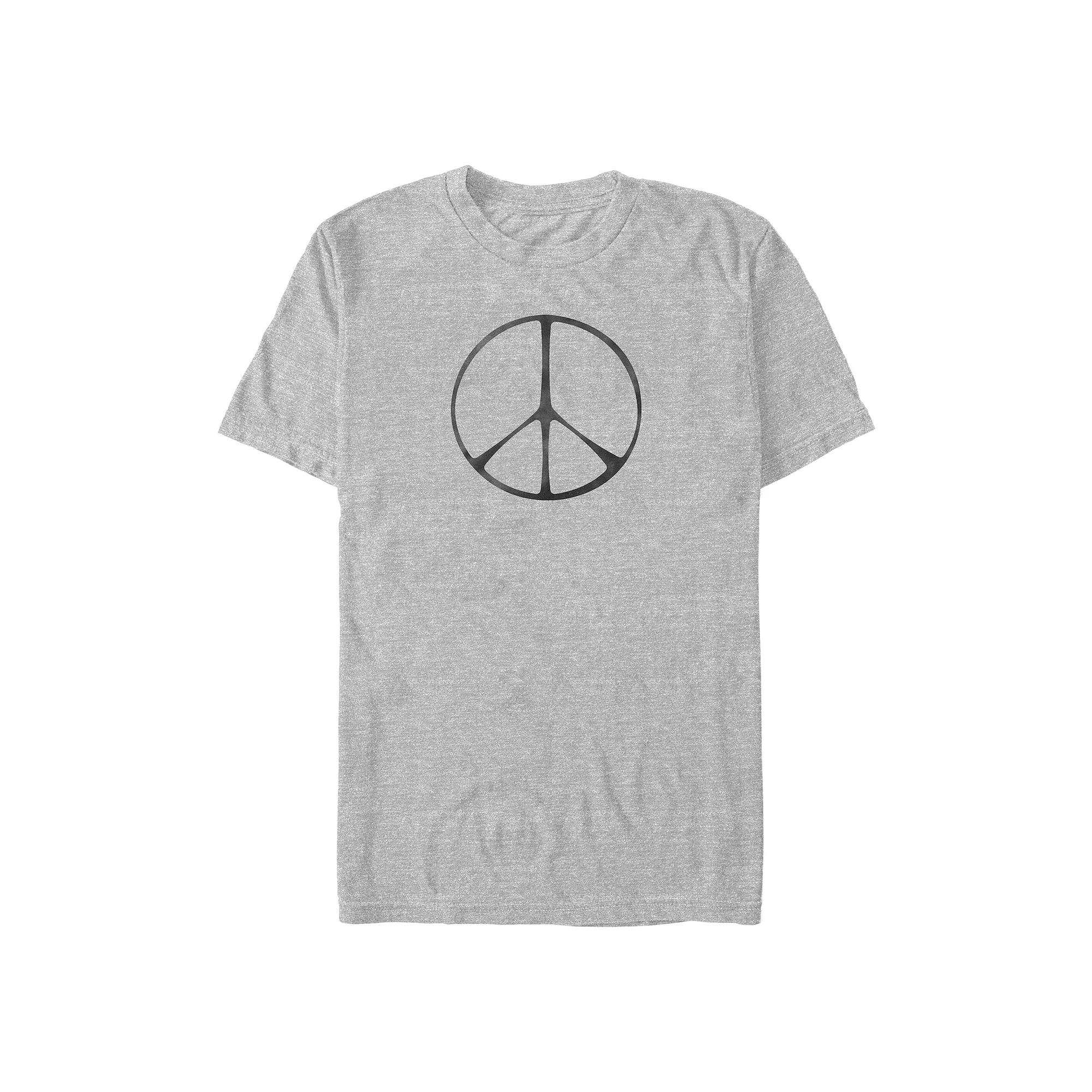 Big & Tall Peace Sign Graphic Tee, Men's,  Product Image