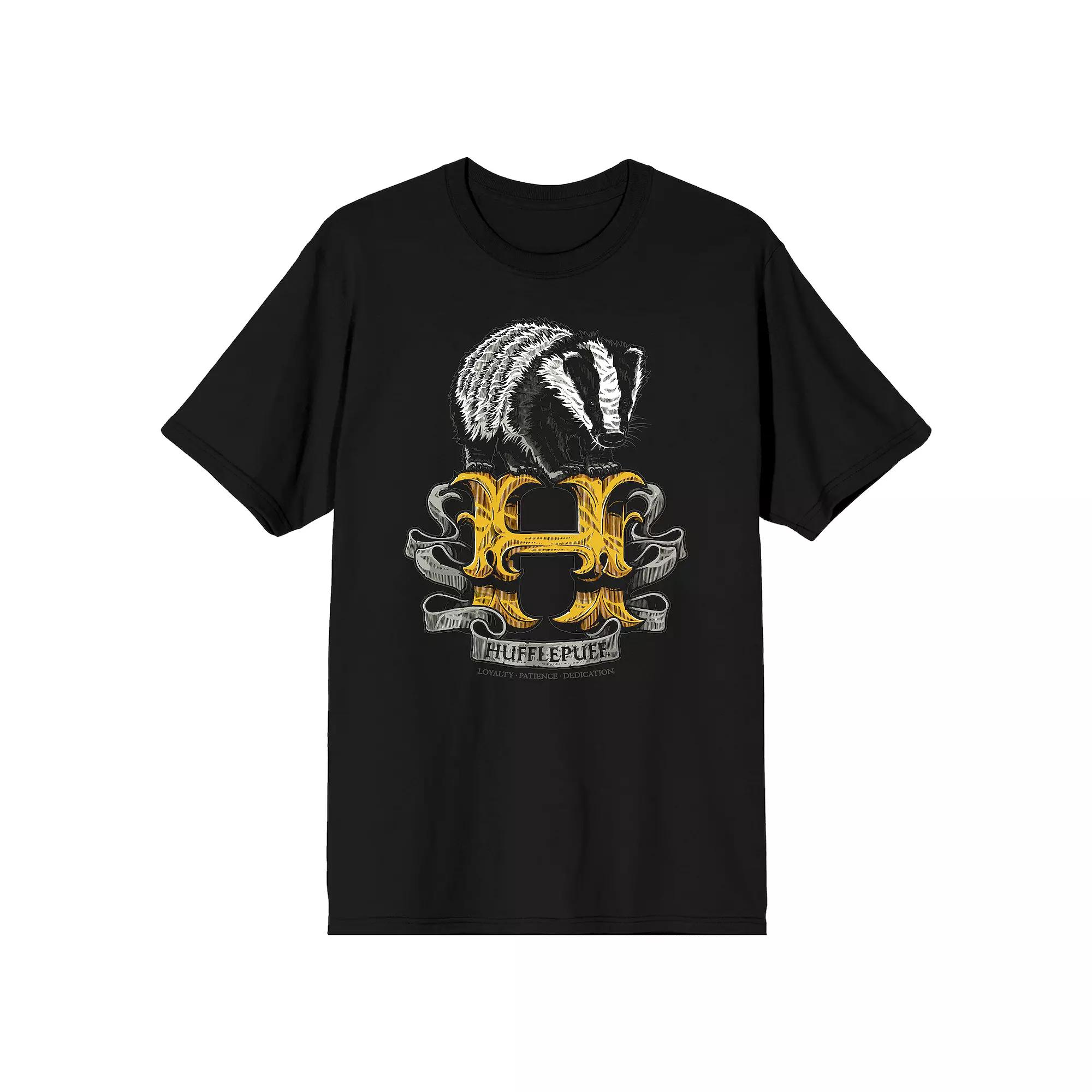 Men's Harry Potter Hufflepuff Tee, Size: XL, Black Product Image