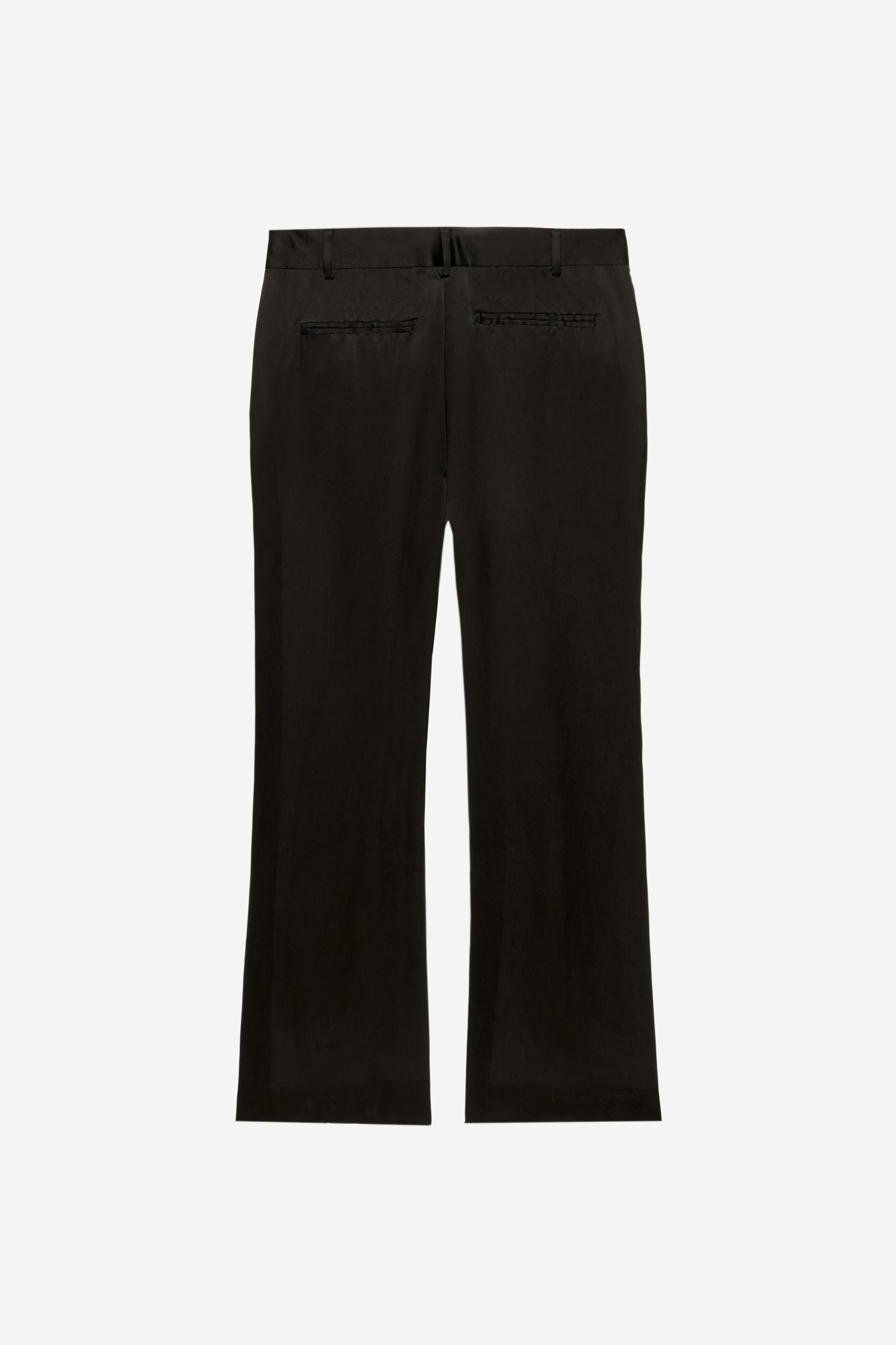 LUDOVIC DE SAINT SERNIN x ZARA FLARE FIT VISCOSE - SILK PANTS Product Image