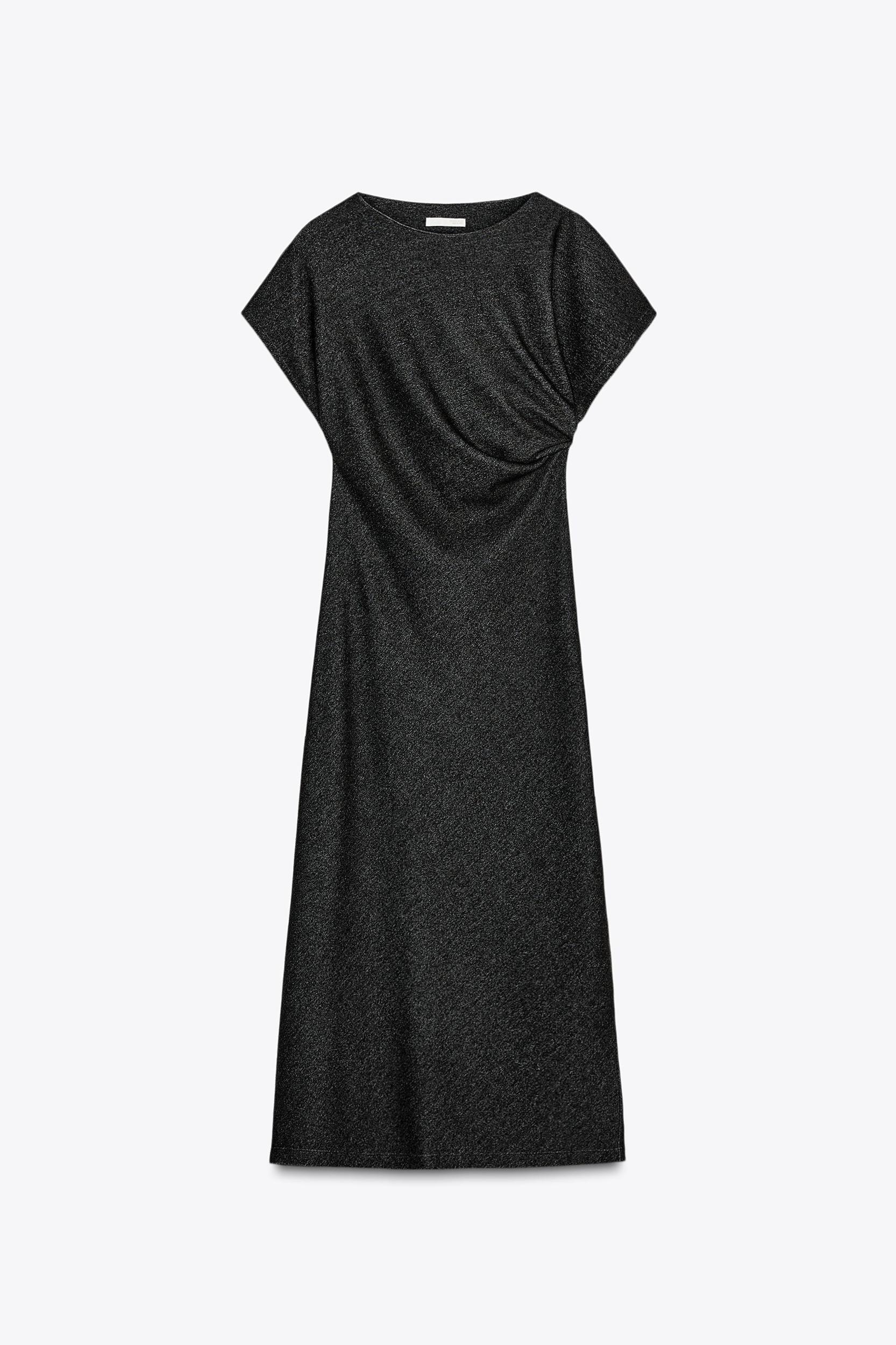 DRAPED MIDI DRESS Product Image
