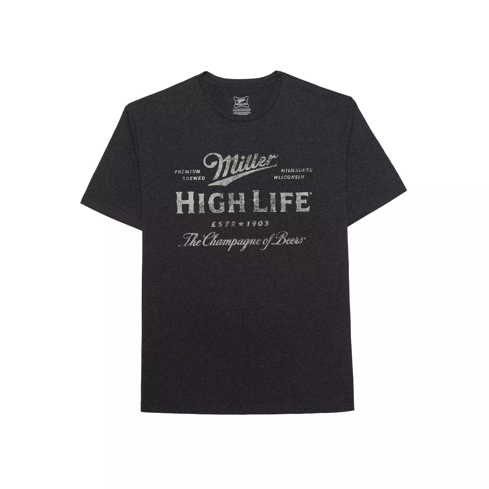Big & Tall Miller High Life Label Graphic Tee, Men's,  Product Image