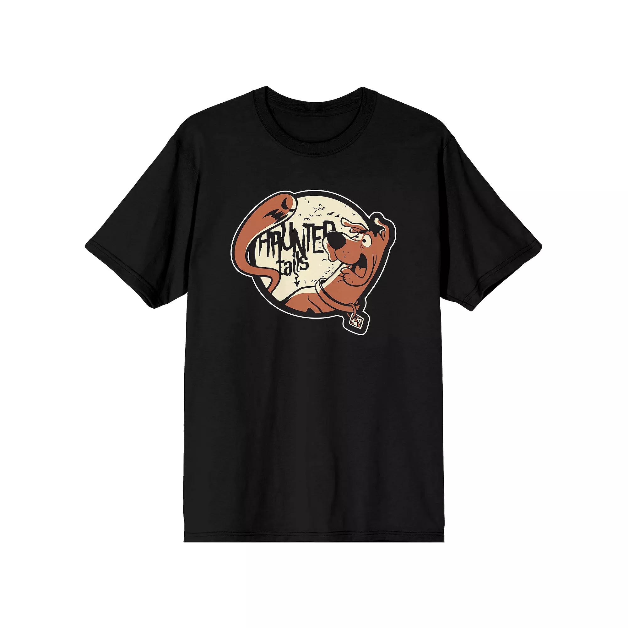 Men's Scooby Doo Cartoon Tee, Size: Large, Black Product Image