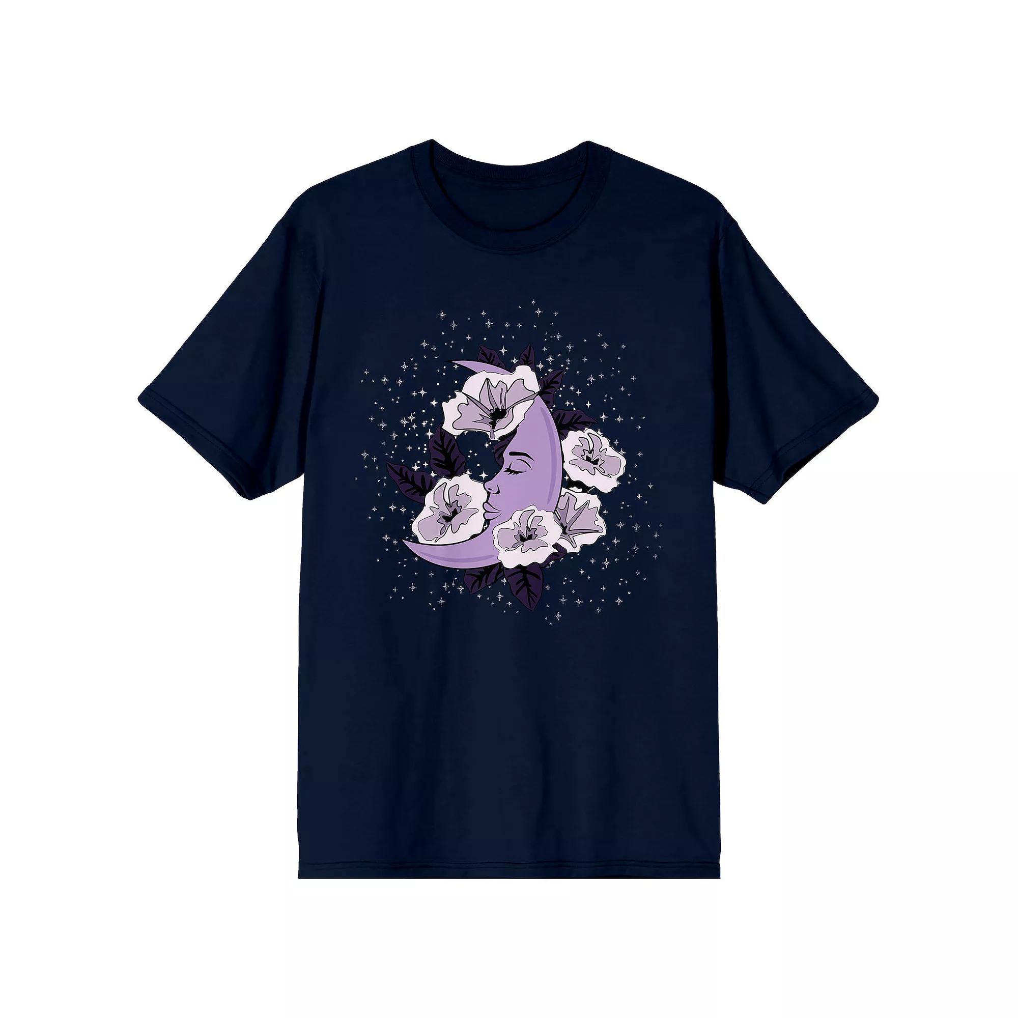 Men's Celestial Tropics Purple Tee, Size: Medium, Blue Product Image