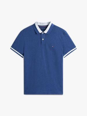 Regular Fit Two-Tone Collar Polo Product Image