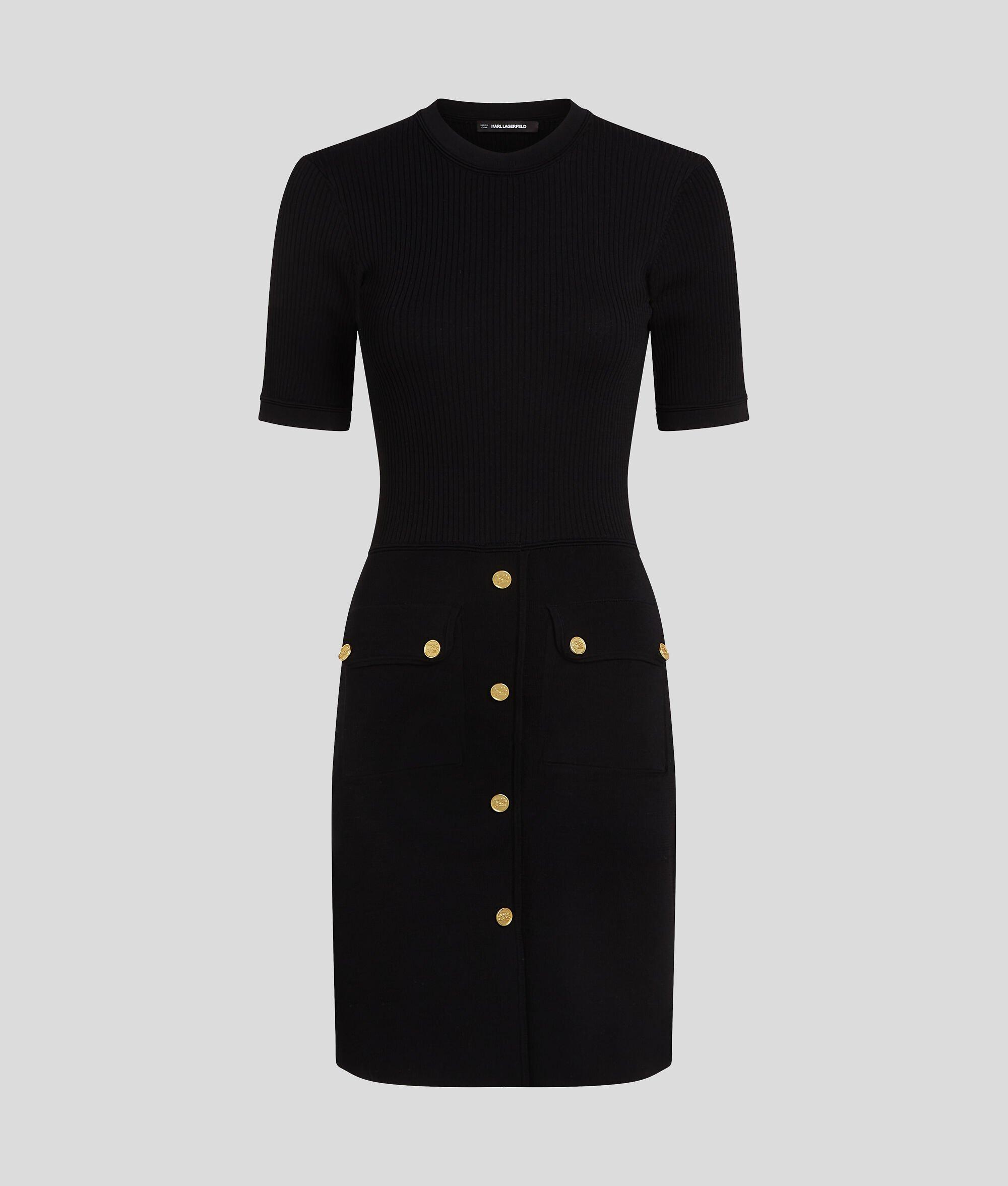 BUTTON-DETAIL DRESS Product Image