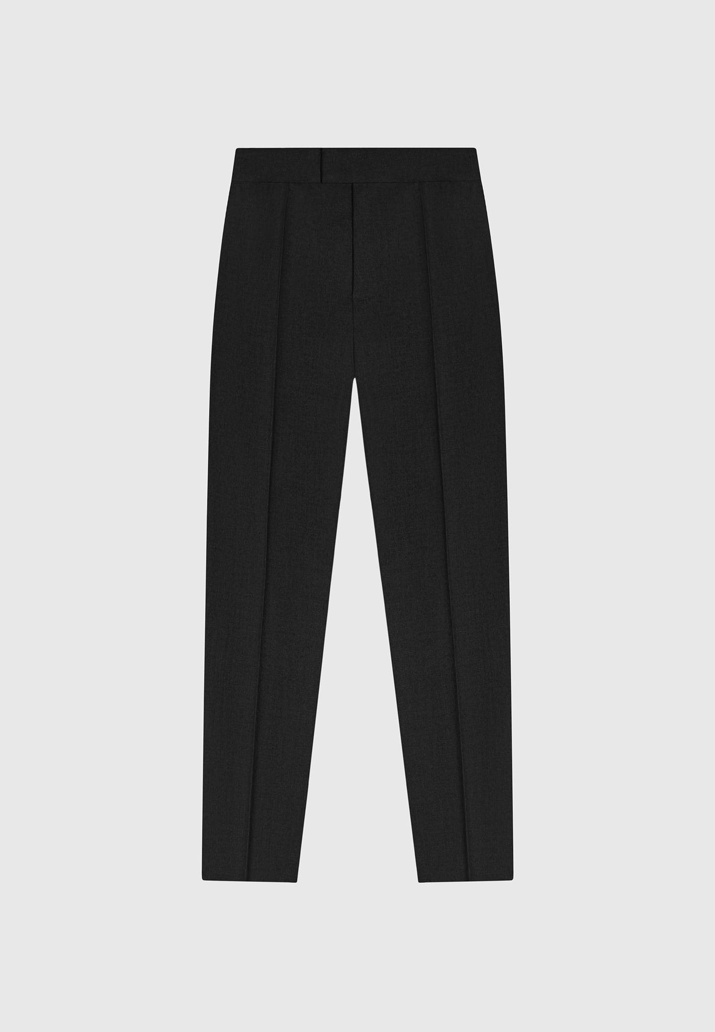 Claude - Slim Fit Tailored Trousers - Black Male Product Image