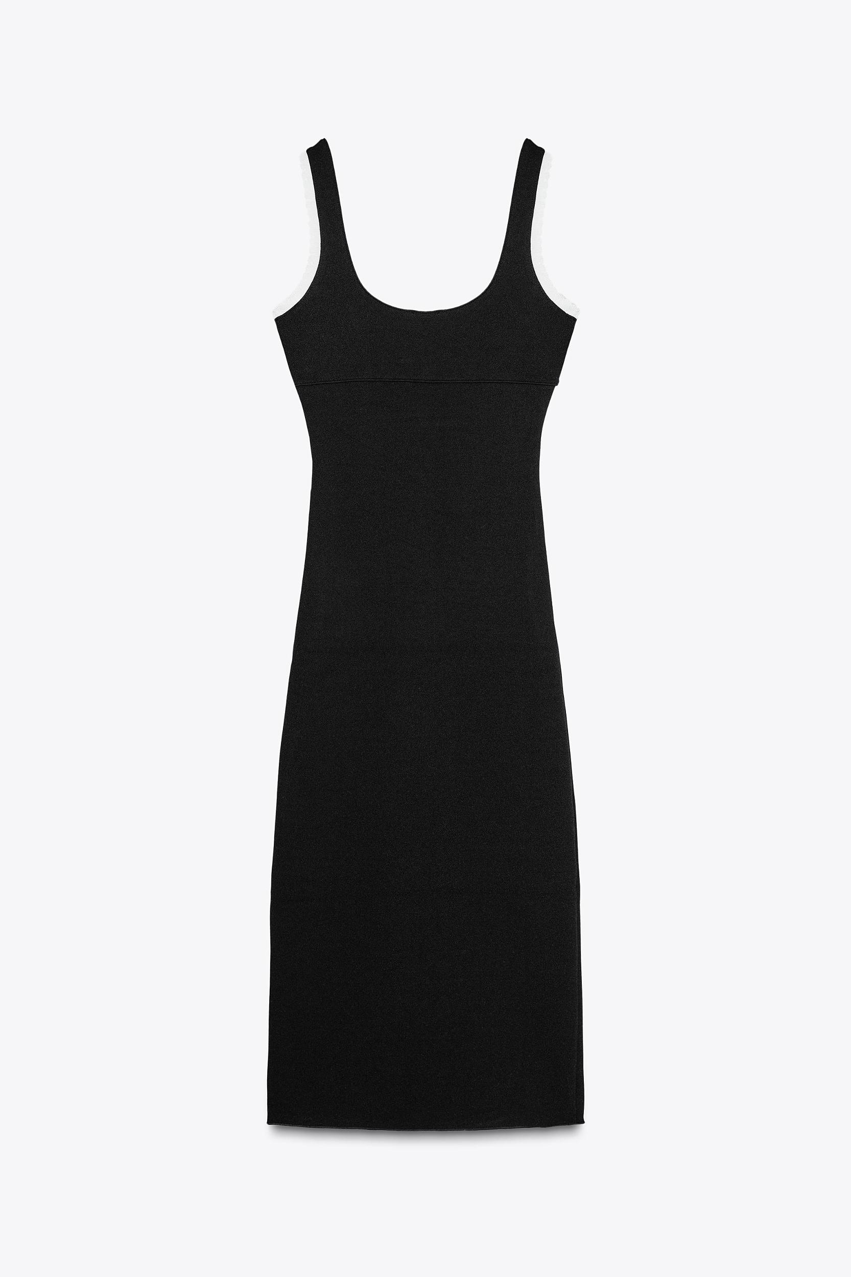CONTRAST TRIM DRESS Product Image