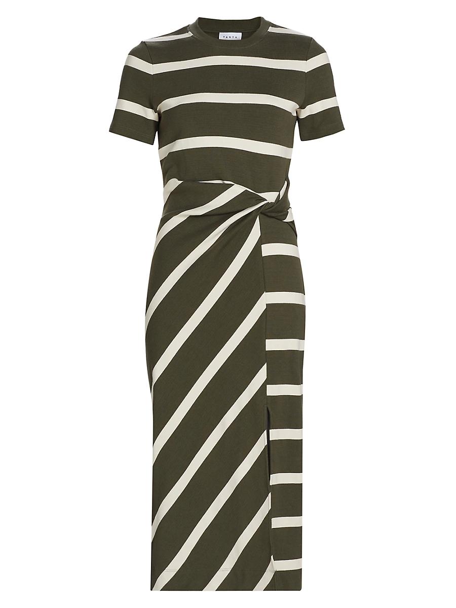 Womens Cody Striped Short-Sleeve Dress Product Image