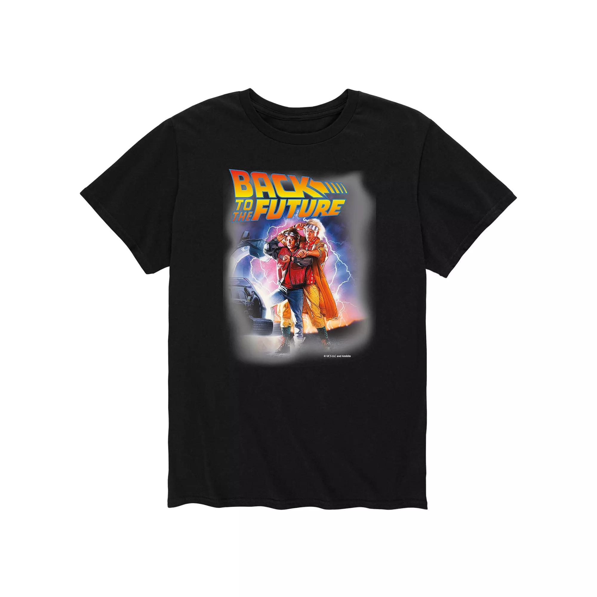 Big & Tall Back to the Future Marty And Doc Graphic Tee, Men's,  Product Image