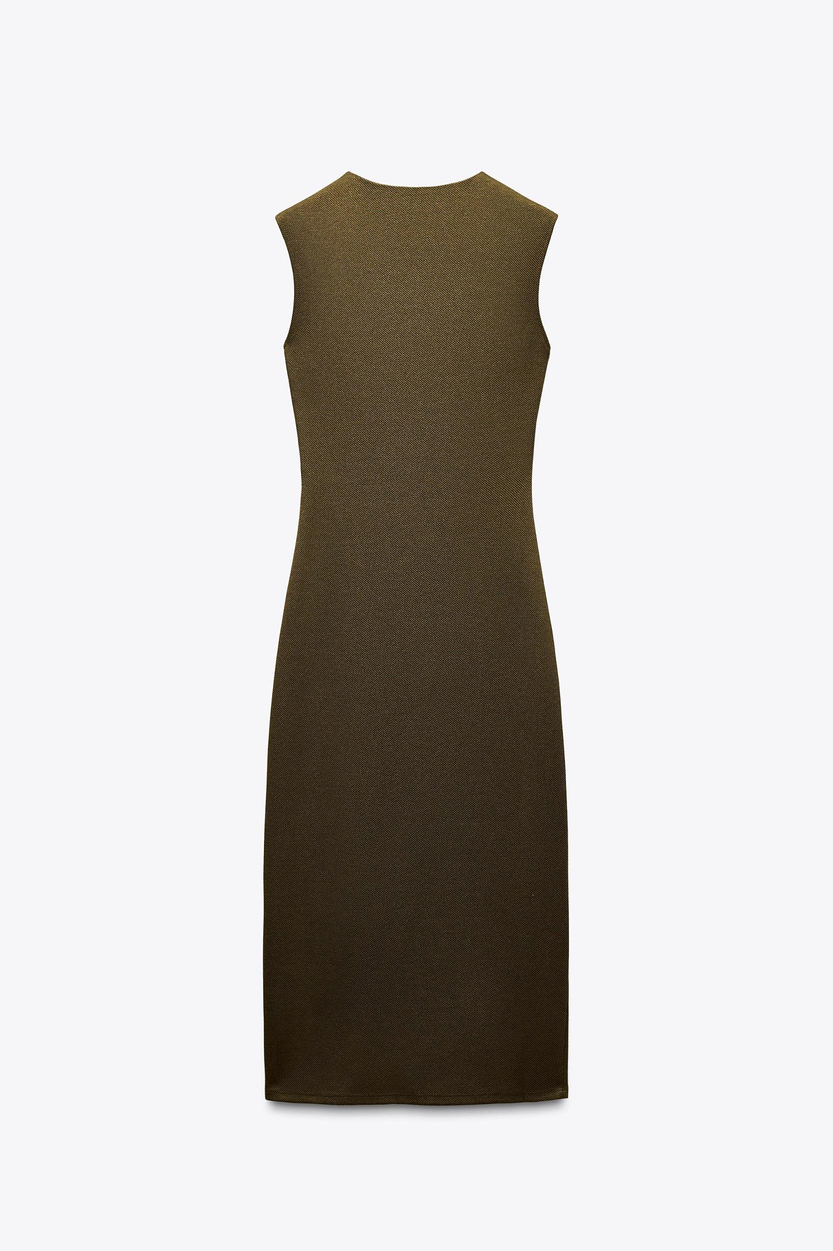 TWILL MIDI DRESS Product Image