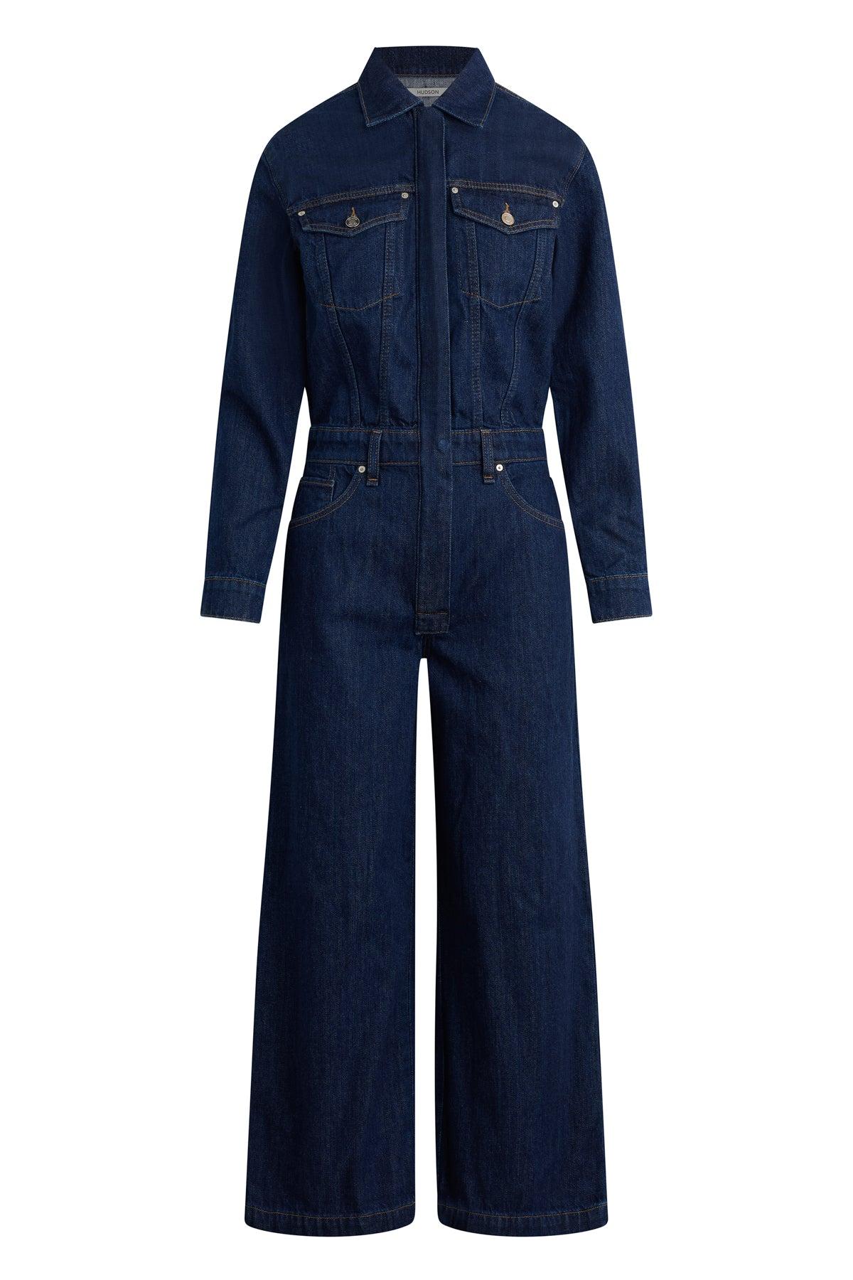 Wide Leg Crop Jumpsuit Female Product Image