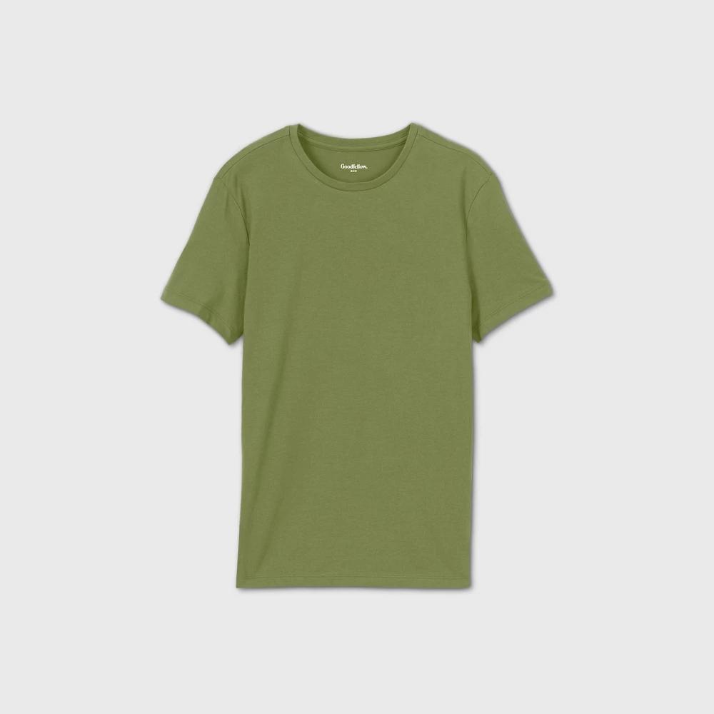 Men's Big & Tall Every Wear Short Sleeve T-Shirt - Goodfellow & Co™ 4XLT: Cotton Blend, Recycled Polyester, Midweight Product Image
