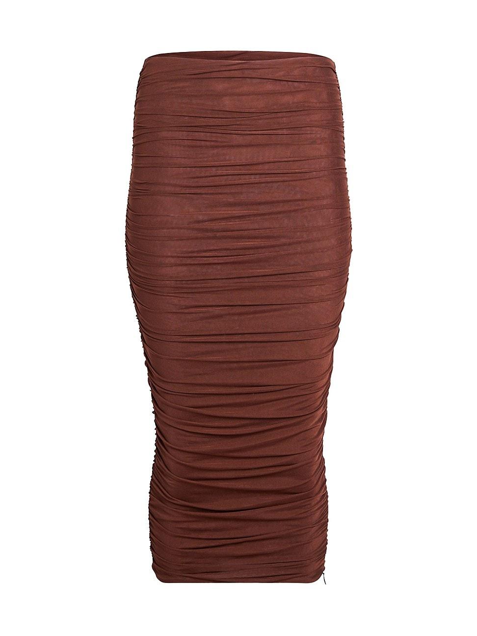 Womens Pia Mesh Midi Skirt Product Image