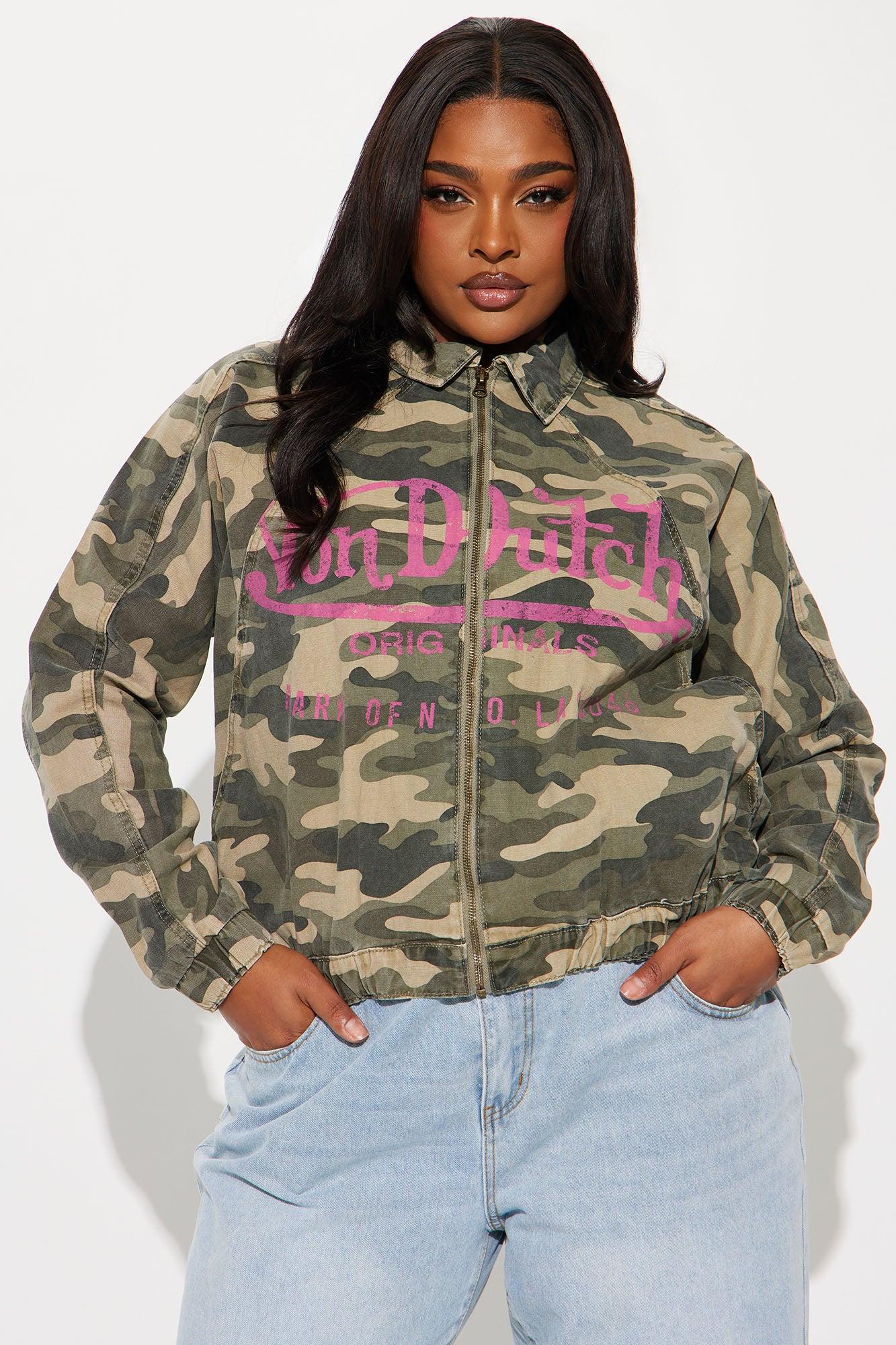 Von Dutch OG Cadet Bomber Jacket - Camouflage Product Image