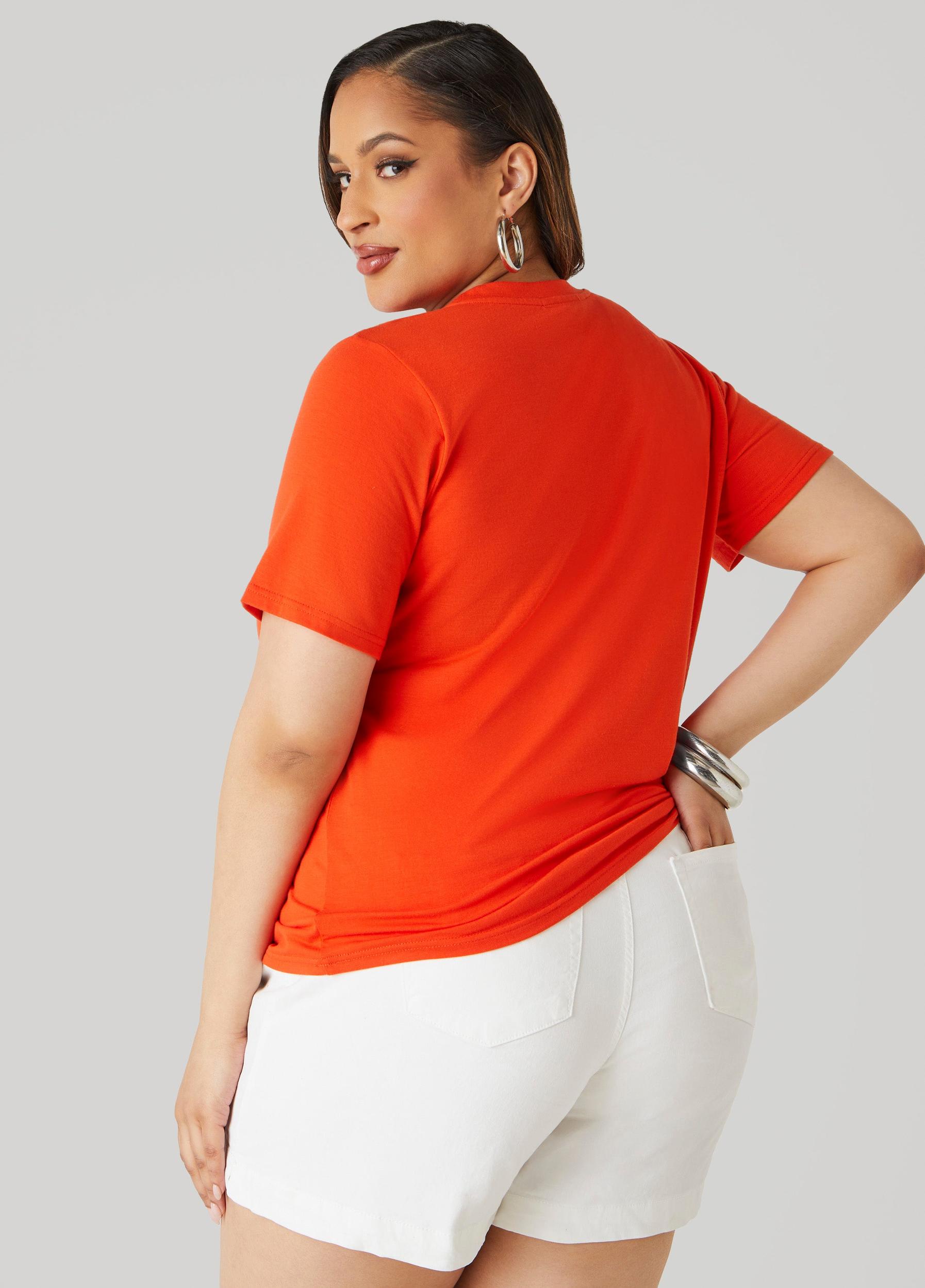 Plus Size Remind Someone Graphic Tee Ashley Stewart Product Image