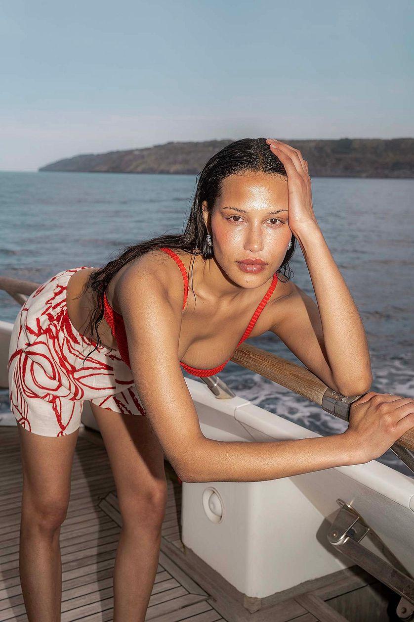 Linen Blend Shorts Product Image