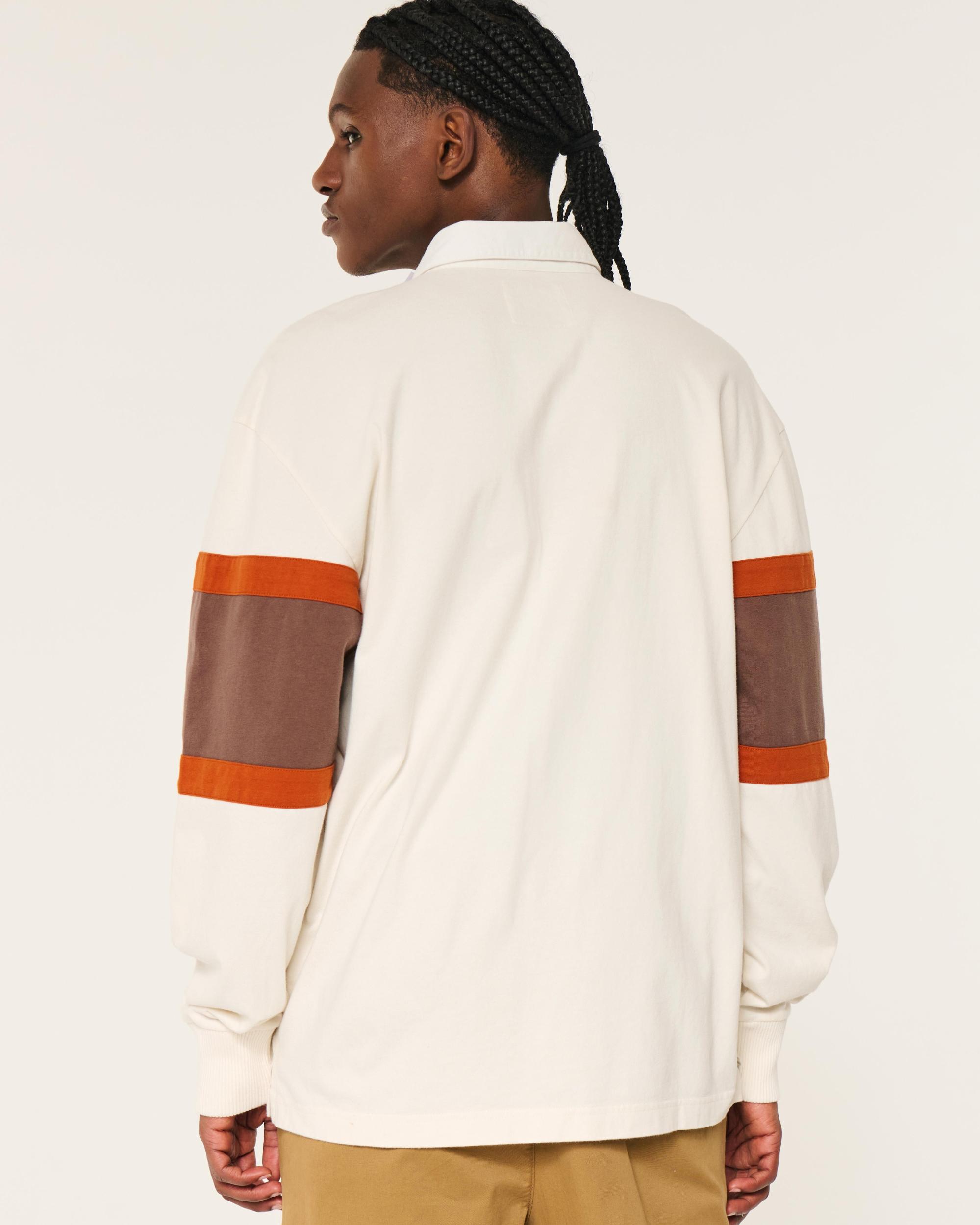 Boxy Heavyweight Ohio State Graphic Rugby Polo Product Image