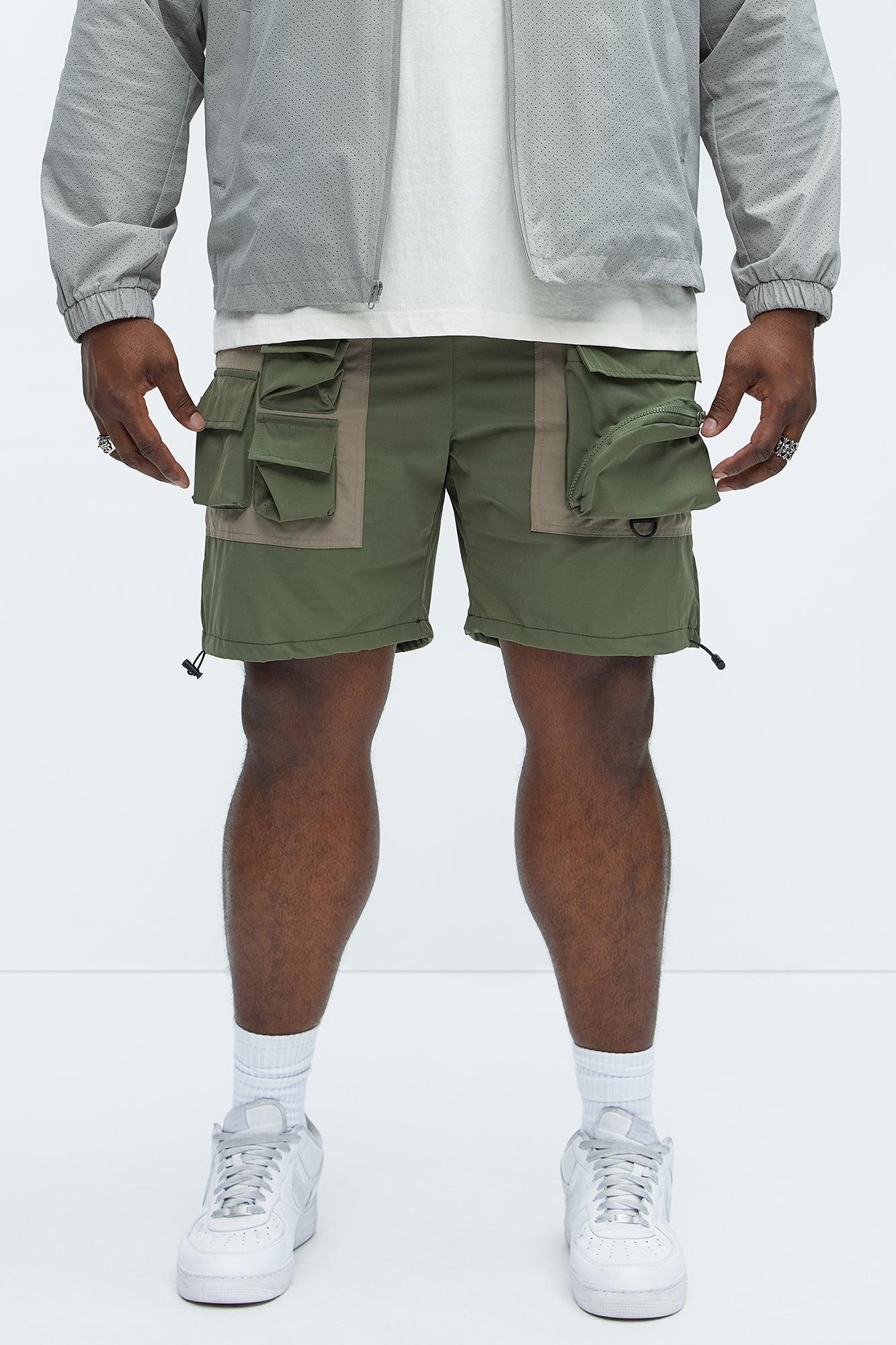 This Way Nylon Utility Short - Tan Product Image