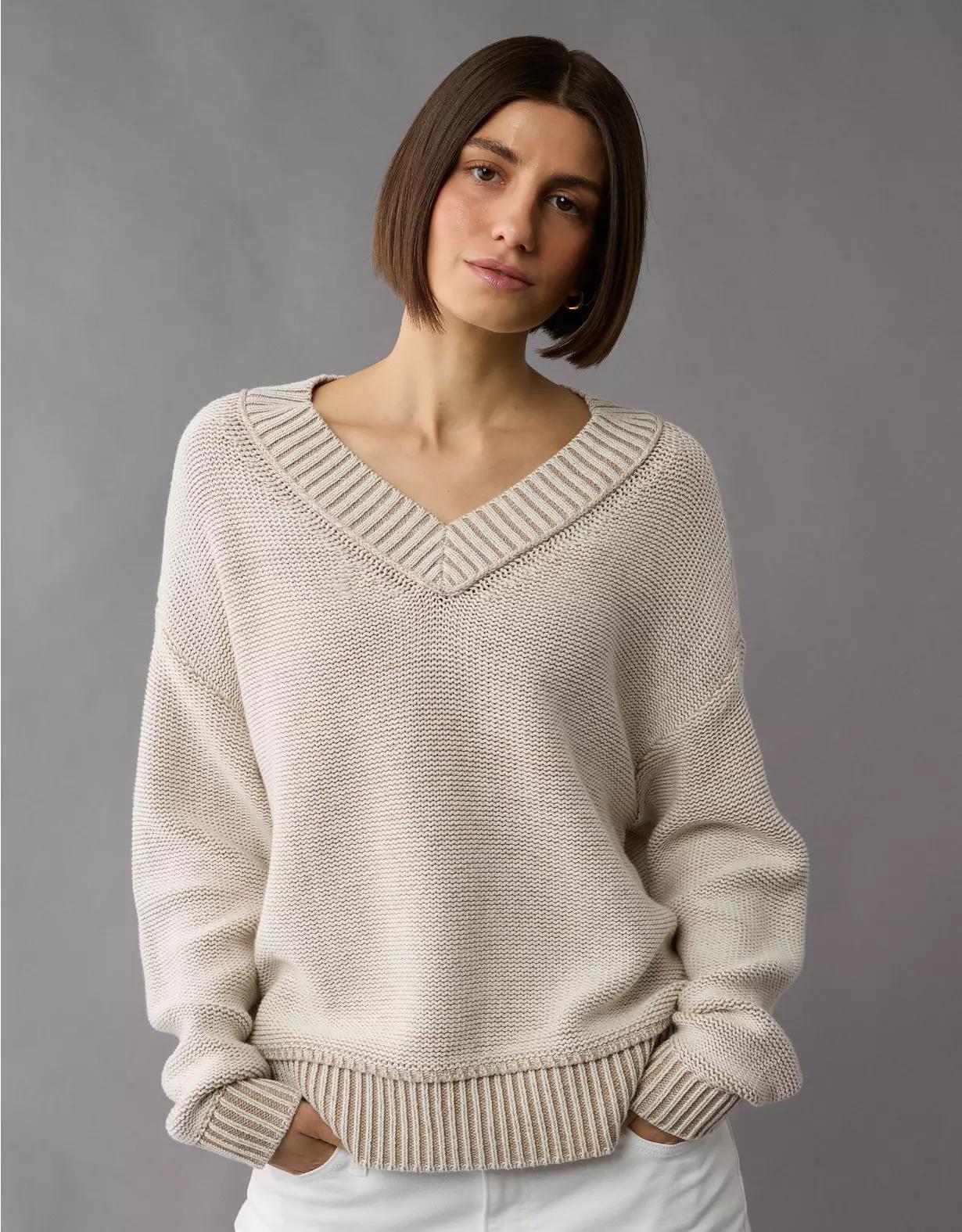 AE Long Weekend V-Neck Sweater Product Image