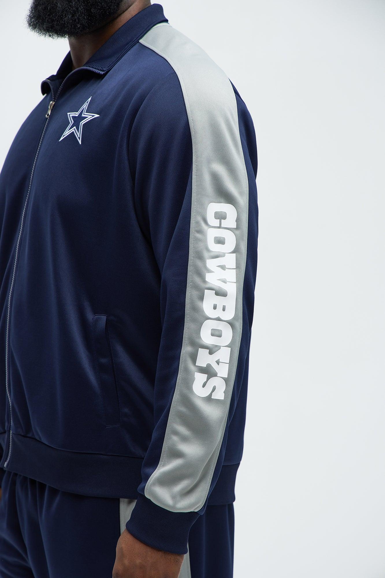 Cowboys Stand By Track Jacket - Navy Male Product Image