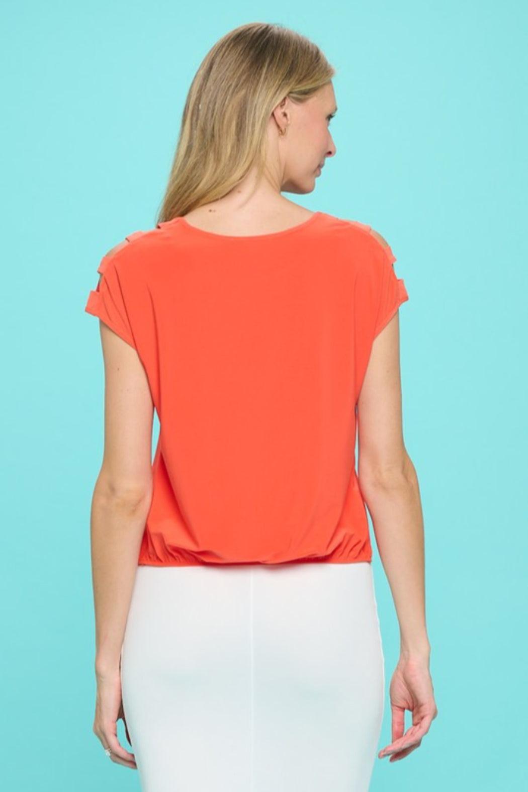 Ladder Front Tie Top Product Image