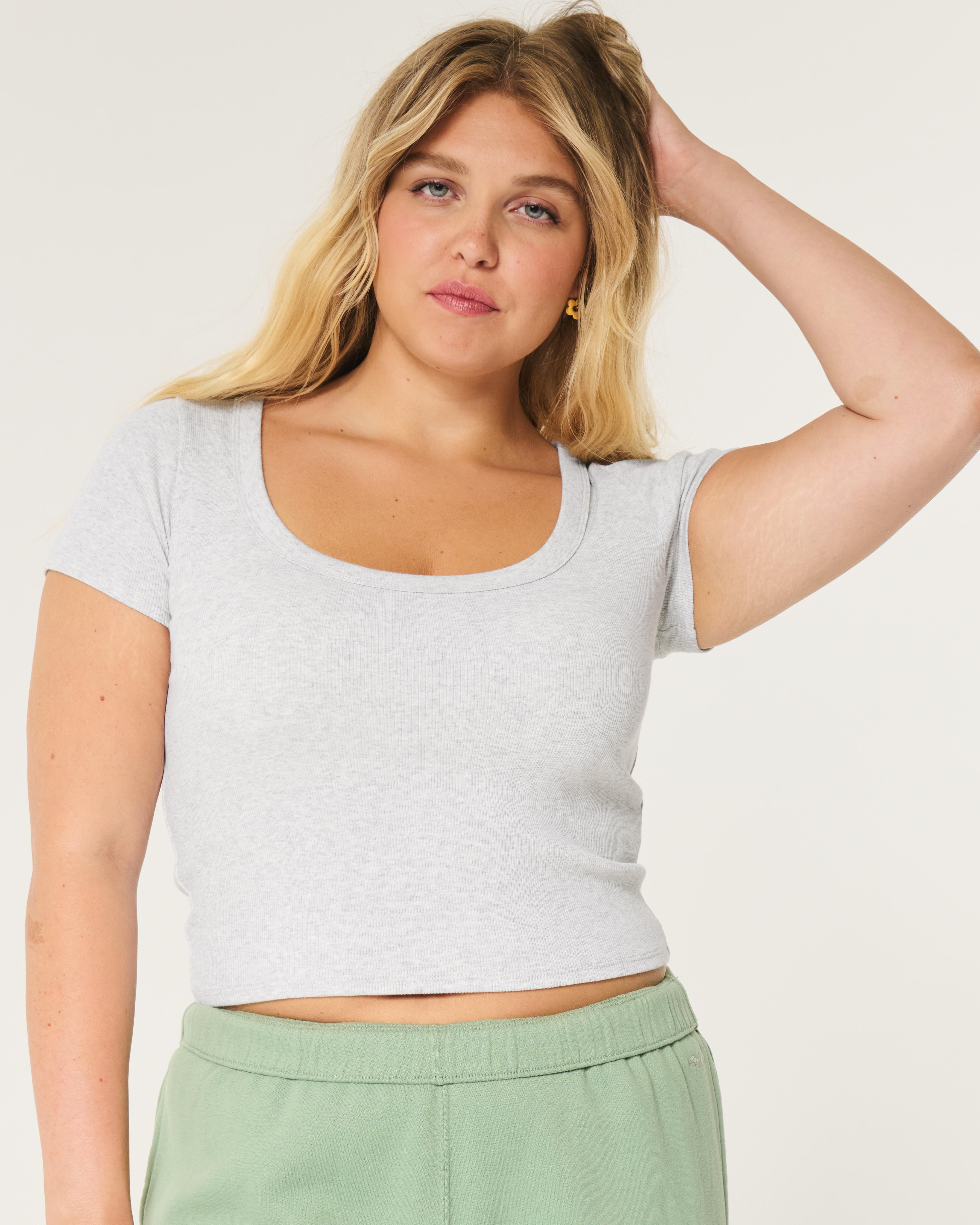 Ribbed Scoop Top Product Image