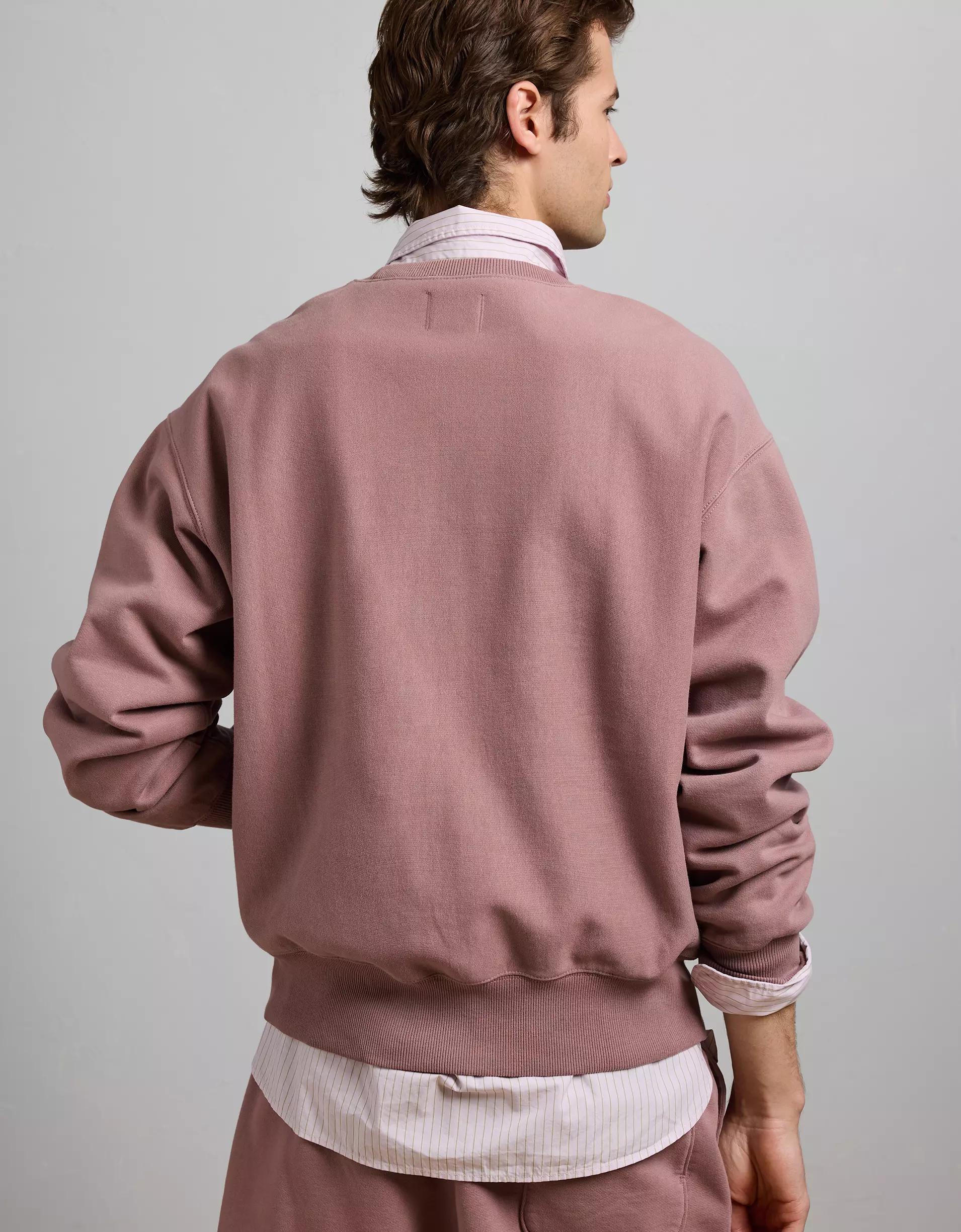 AE77 Premium Fleece Crew Neck Sweatshirt Product Image