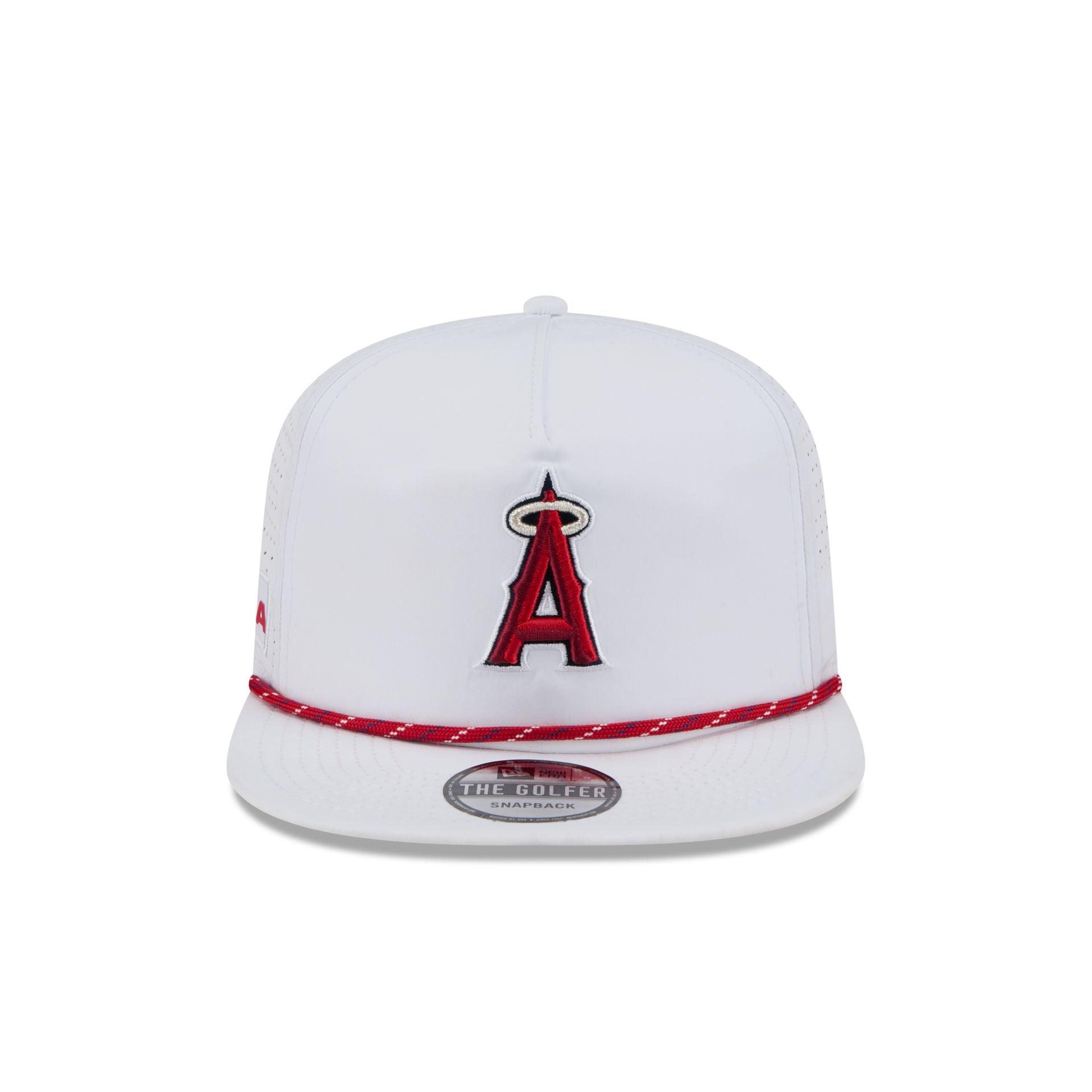 Los Angeles Angels Optic White Performance Rope Golfer Hat Male Product Image